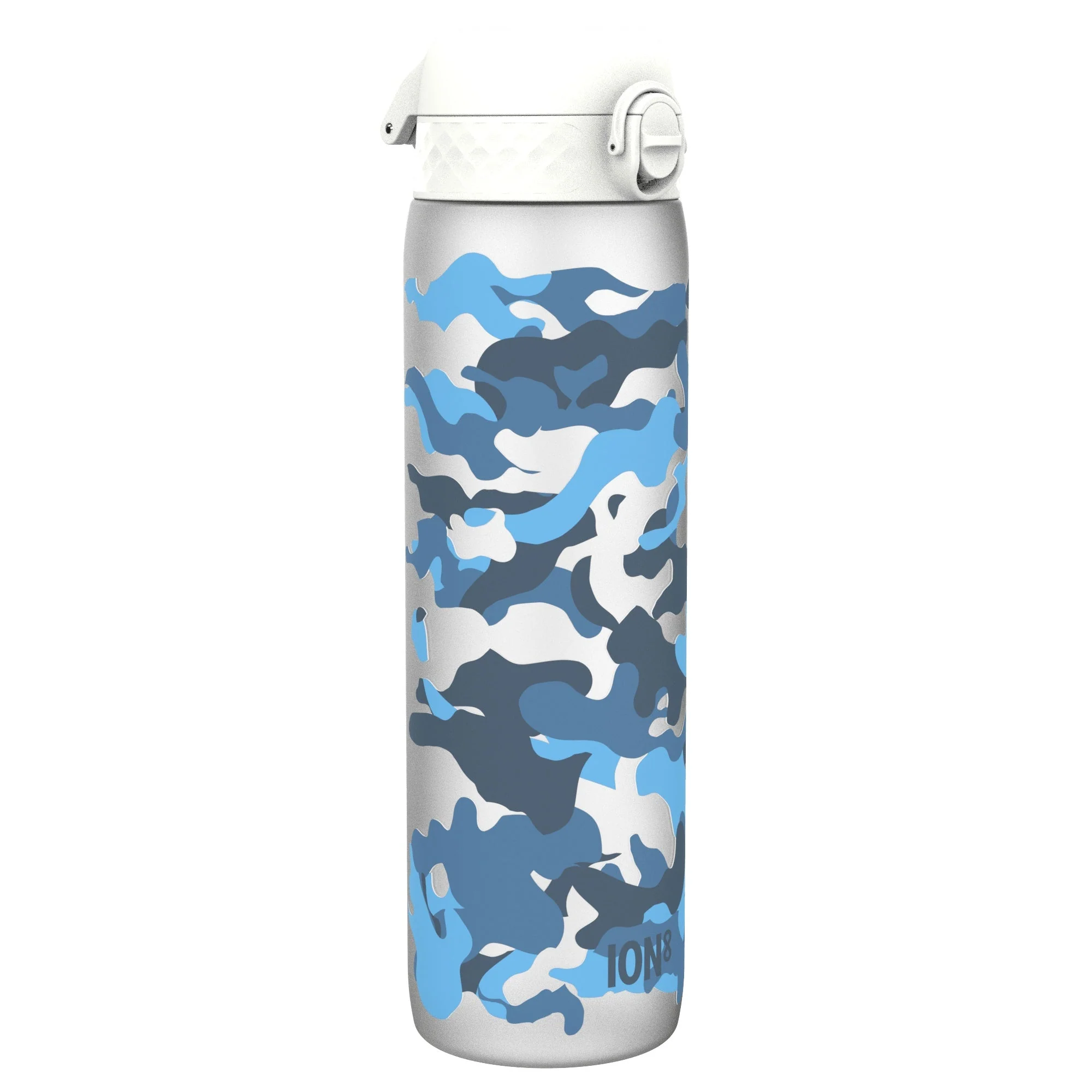 Recyclon-Trinkflasche mit Trinkzeiten, Tarnmuster, 1 L