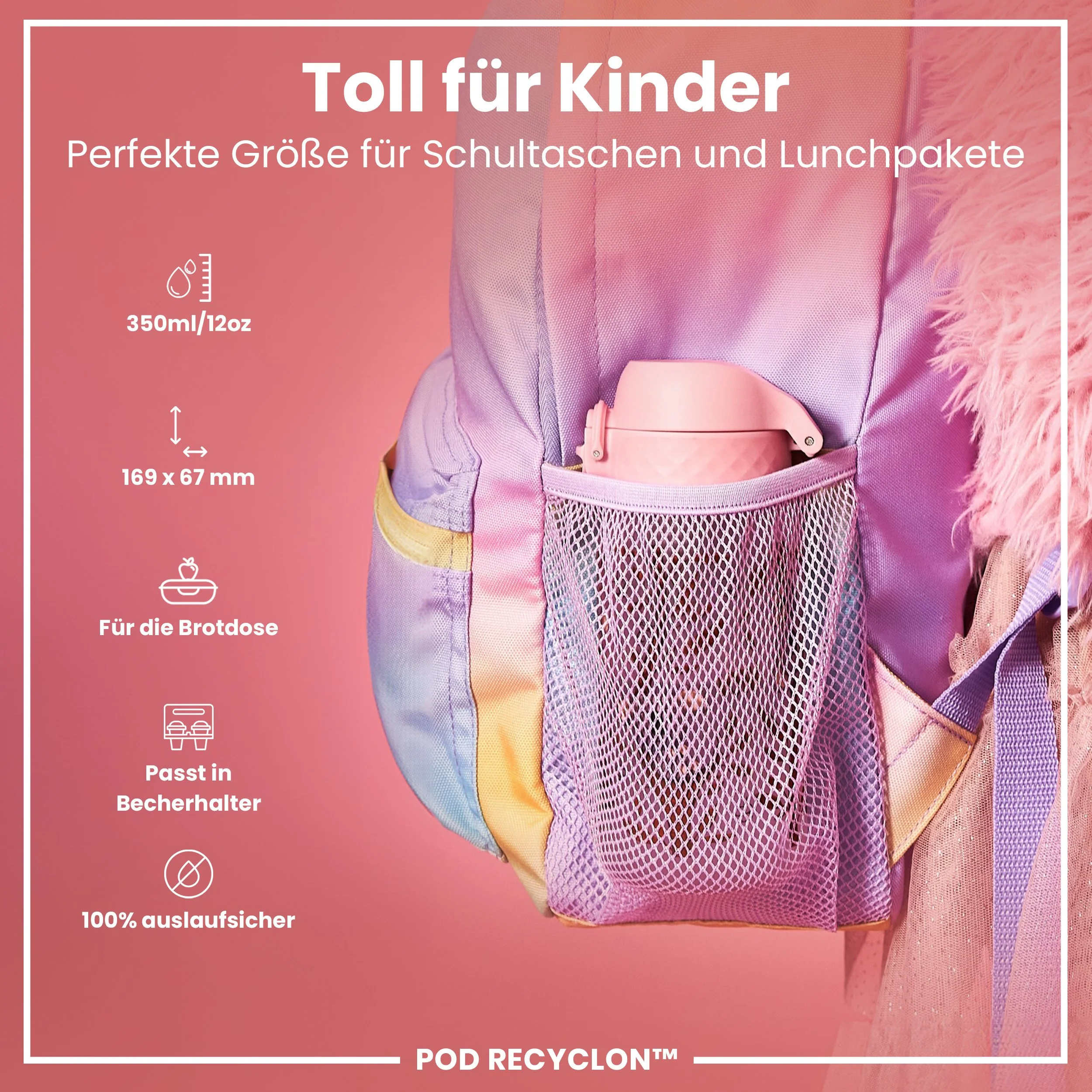 Recyclon Trinkflasche, Koala-Design, 350 ml - Image 2
