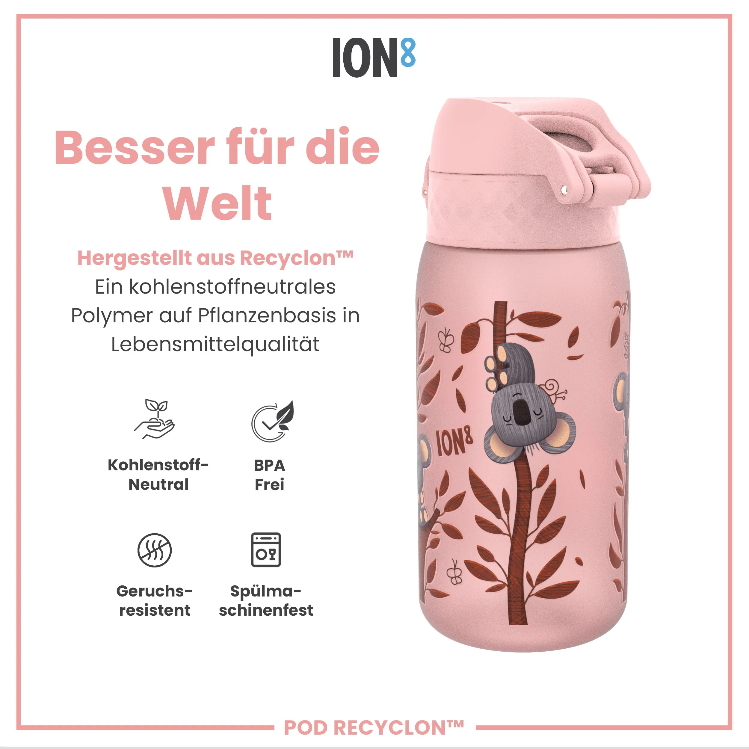 Recyclon Trinkflasche, Koala-Design, 350 ml - Image 5