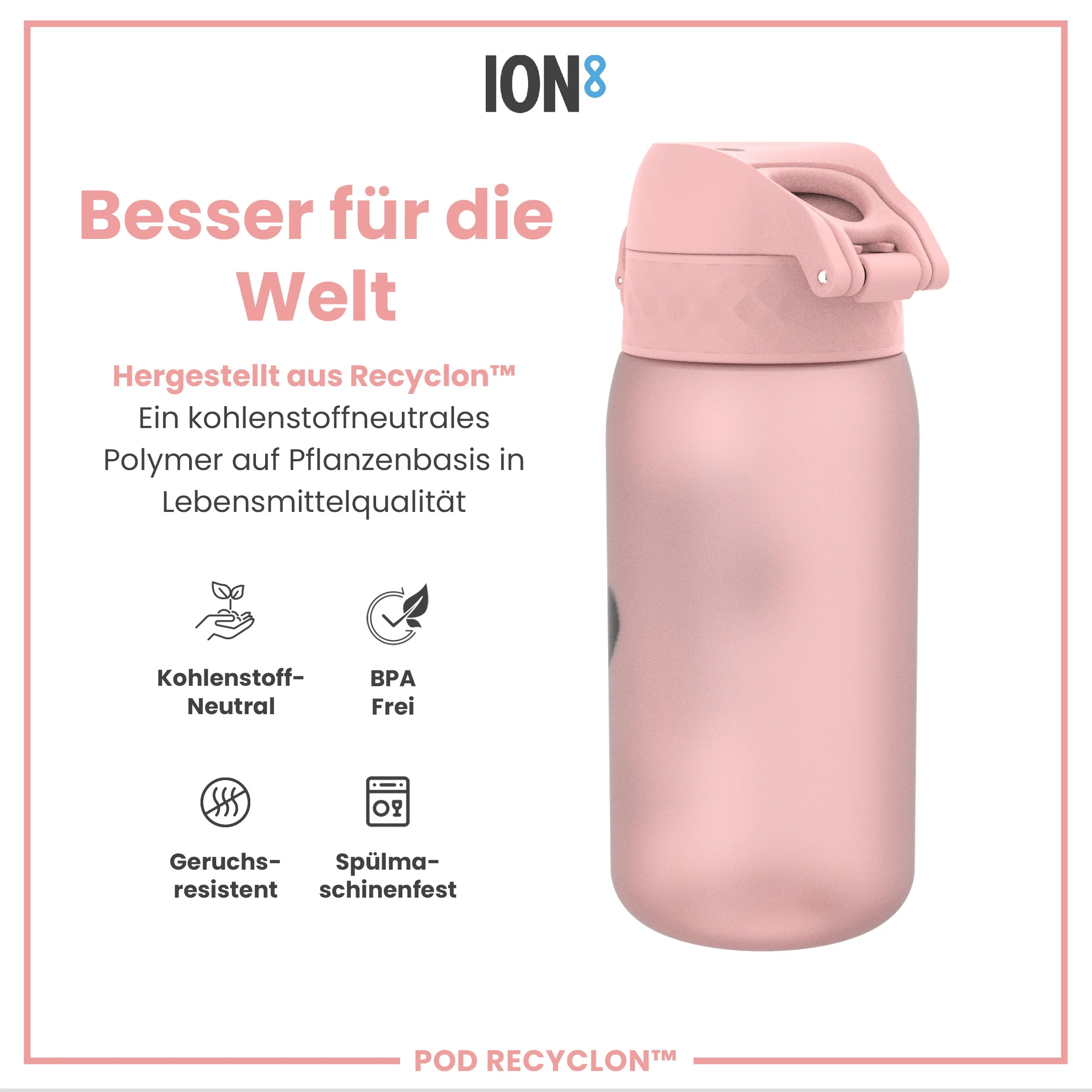 Recyclon Trinkflasche, Panda, 350 ml - Image 5
