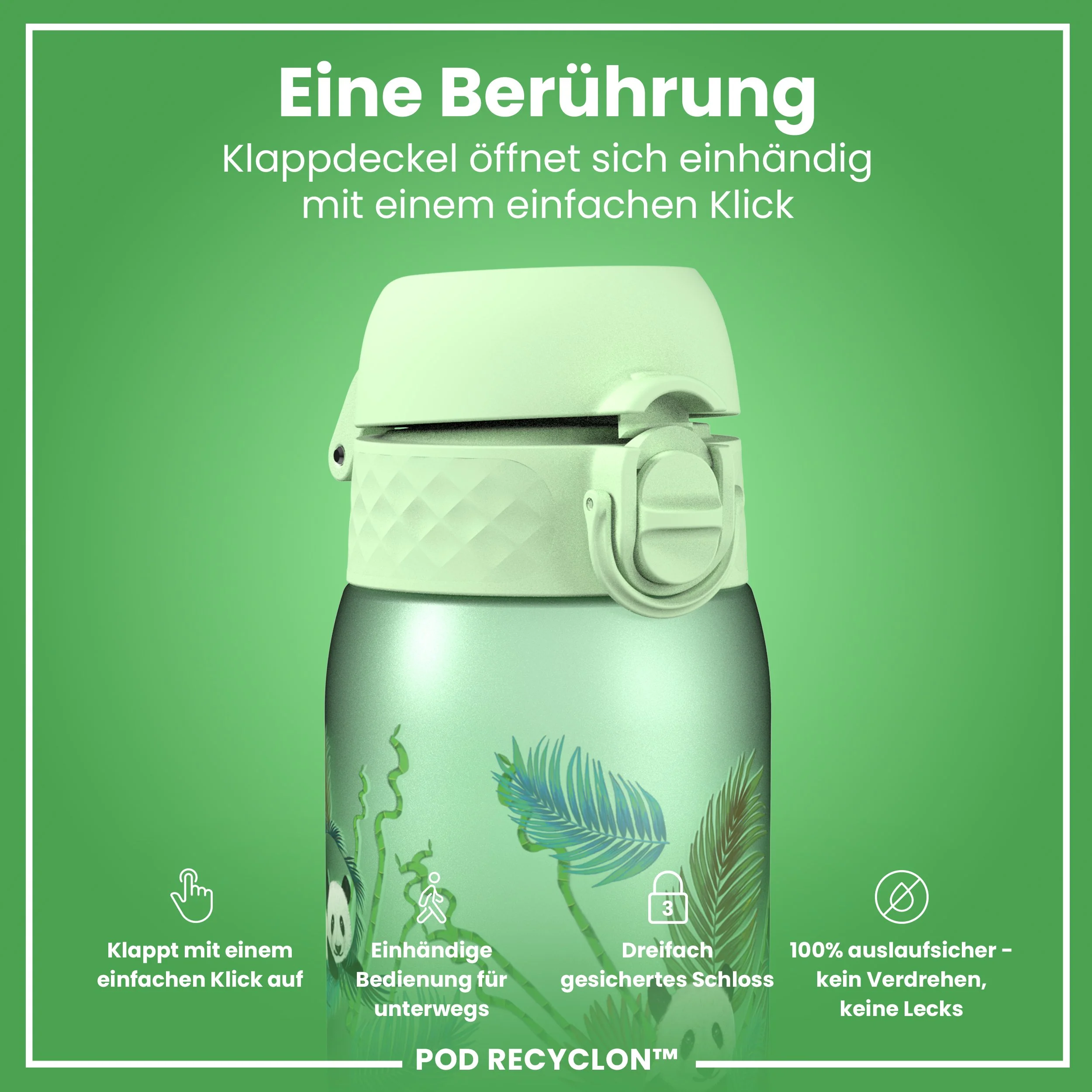 Recyclon Trinkflasche, Igel, 350 ml - Image 4