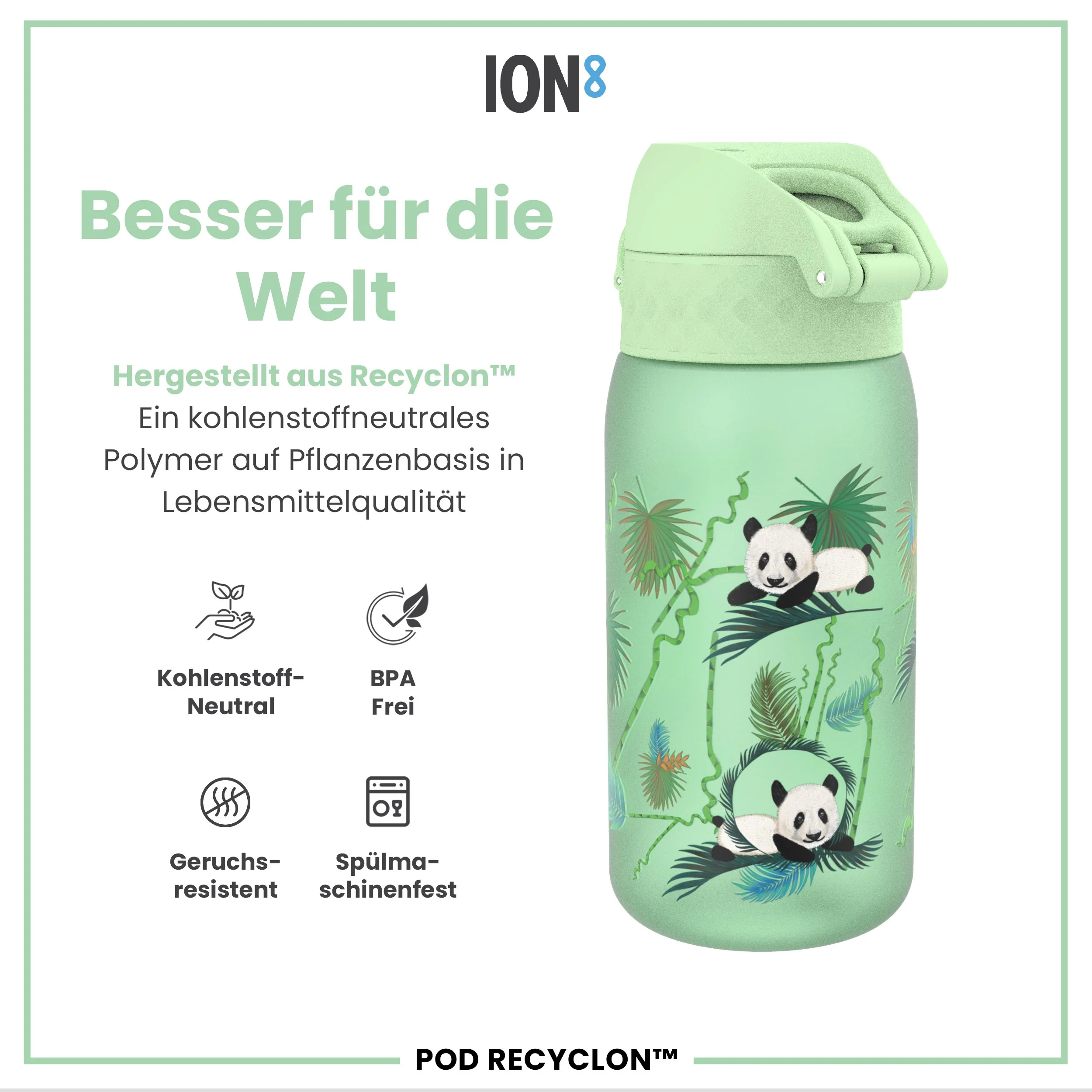 Recyclon Trinkflasche, Igel, 350 ml - Image 5