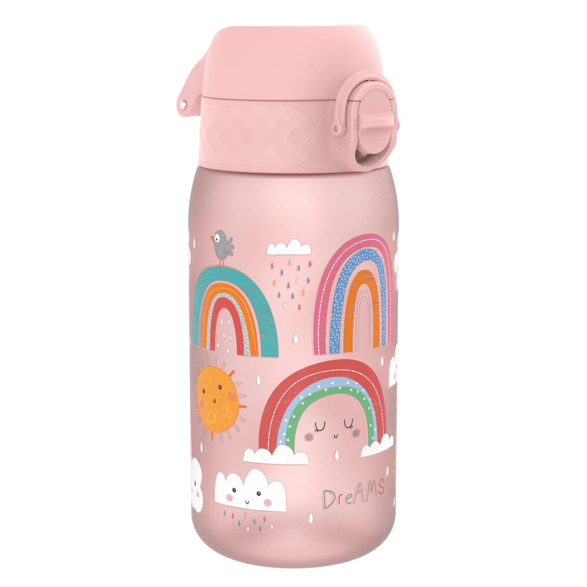 Recyclon Trinkflasche, Regenbogen-Design, 350 ml