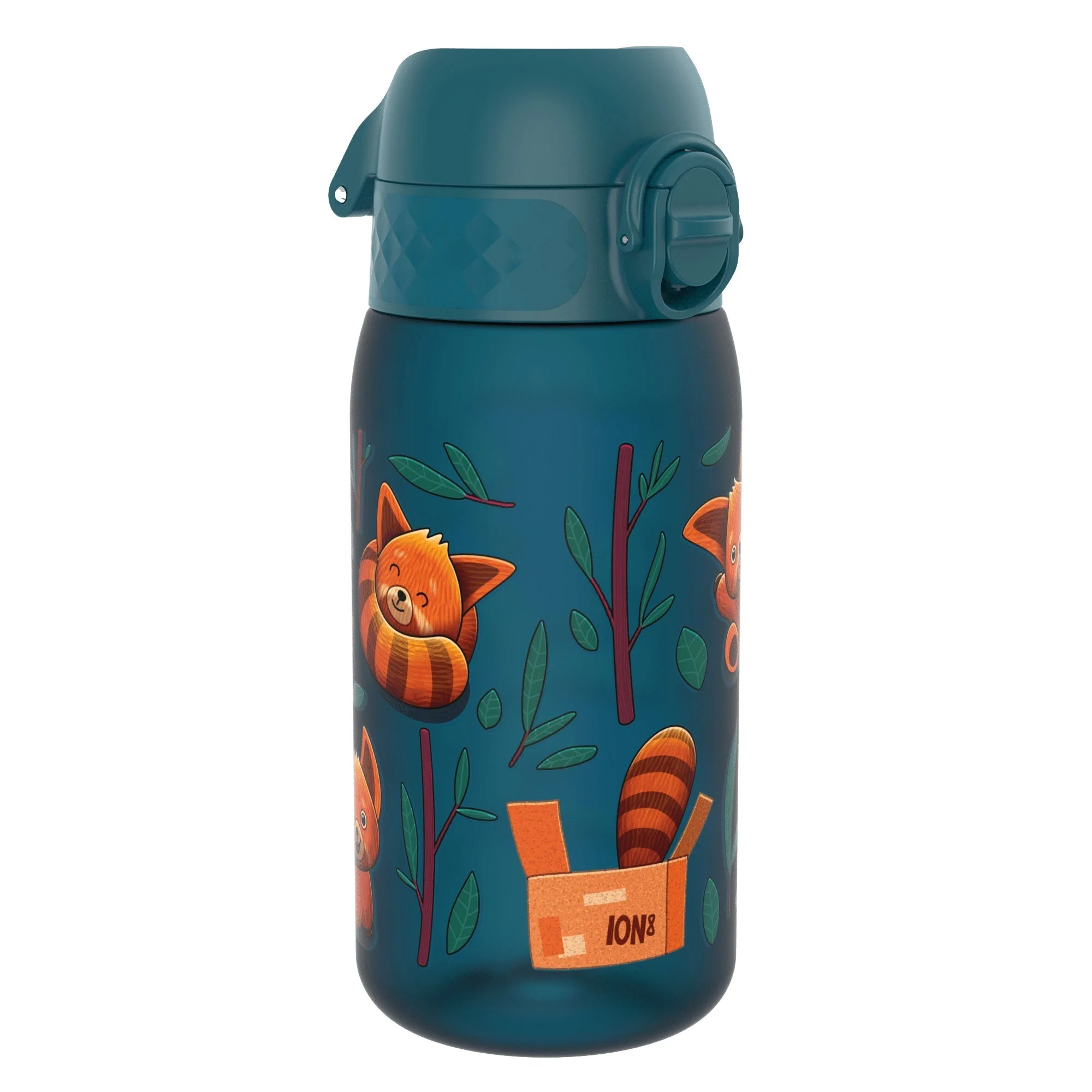 Recyclon Trinkflasche, Roter-Panda-Design, 350 ml