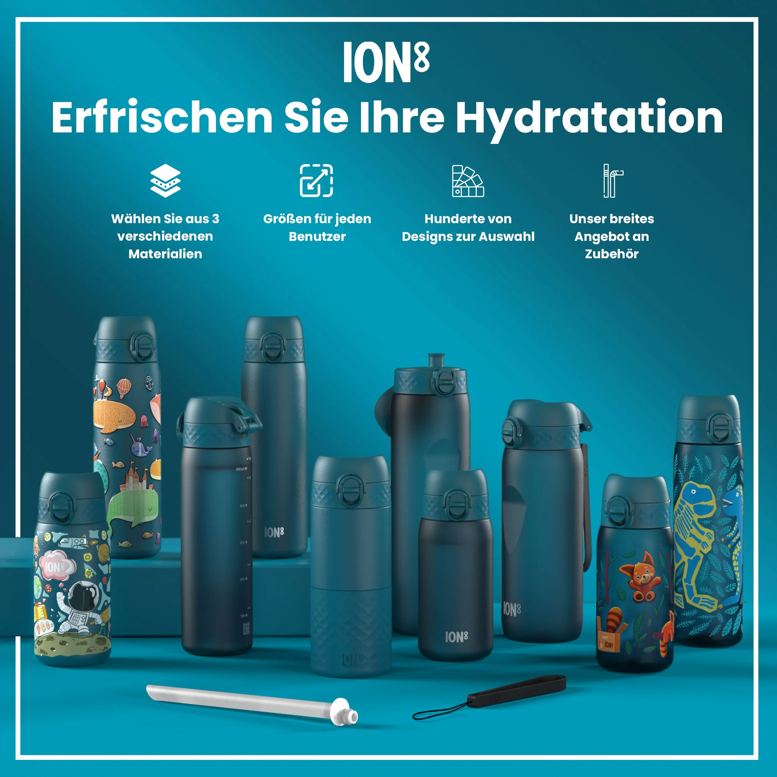 Recyclon Trinkflasche, Weltraum, 350 ml - Image 7