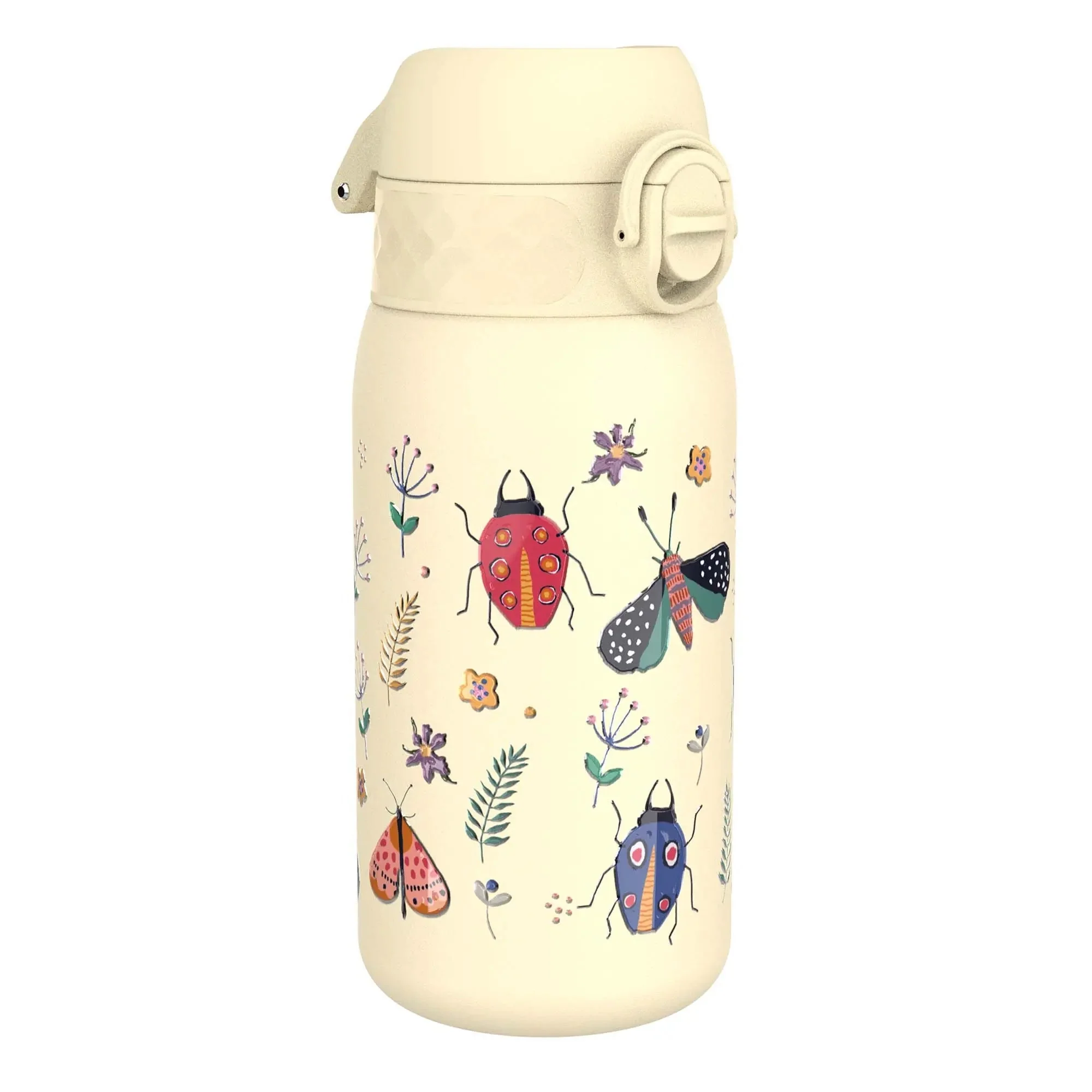 Leichte Edelstahl-Trinkflasche, Insektenwelt, 400 ml