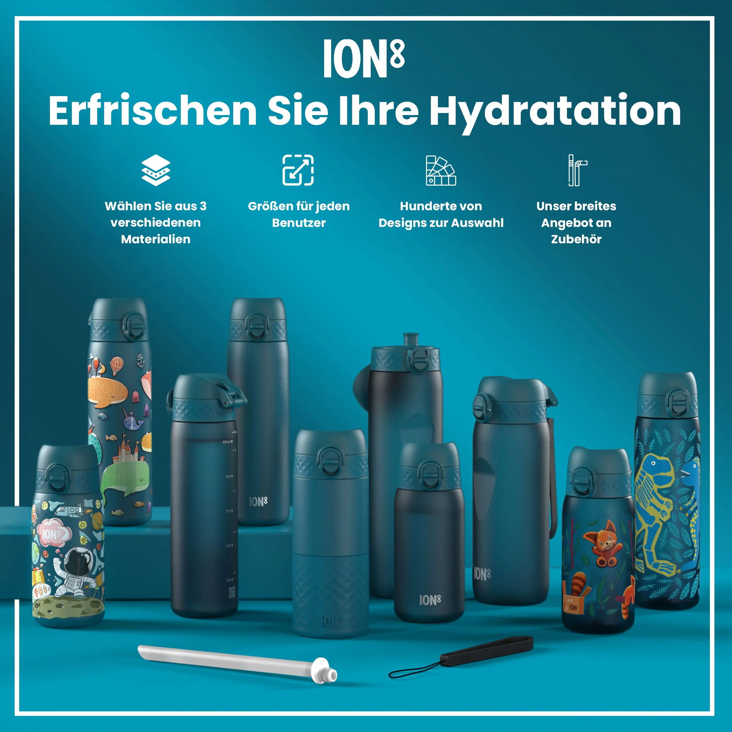 Recyclon Trinkflasche, Dinosaurier, 500 ml - Image 7
