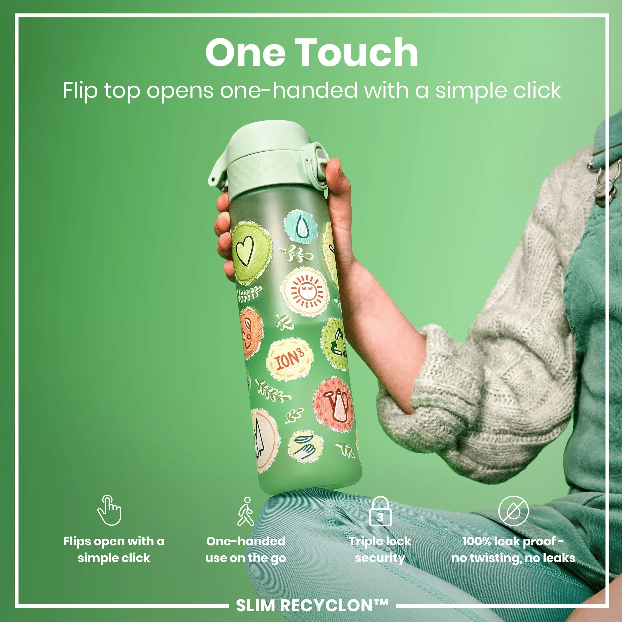 Recyclon Trinkflasche, Eco-Design, 500 ml - Image 3