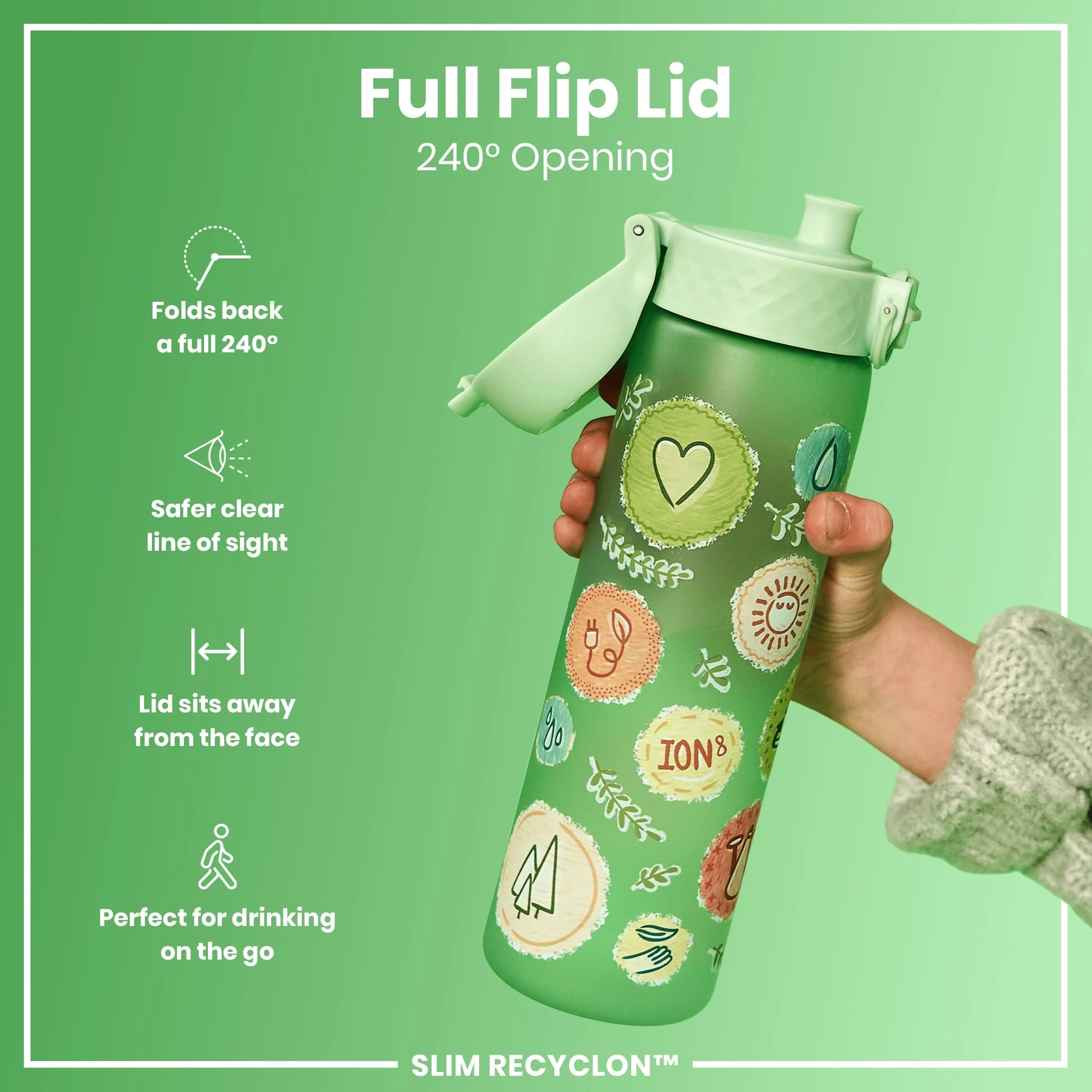 Recyclon Trinkflasche, Eco-Design, 500 ml - Image 4
