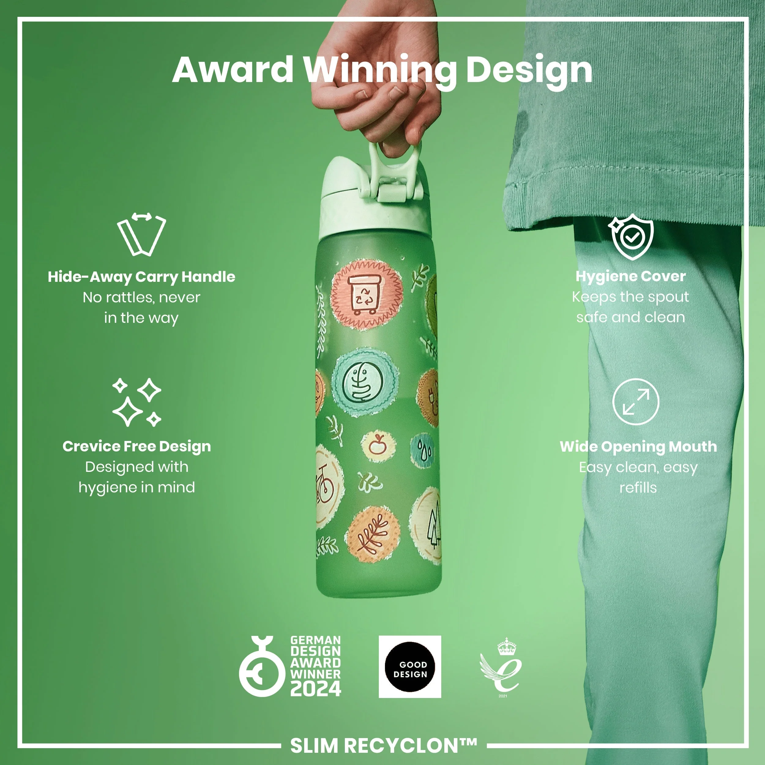Recyclon Trinkflasche, Eco-Design, 500 ml - Image 6