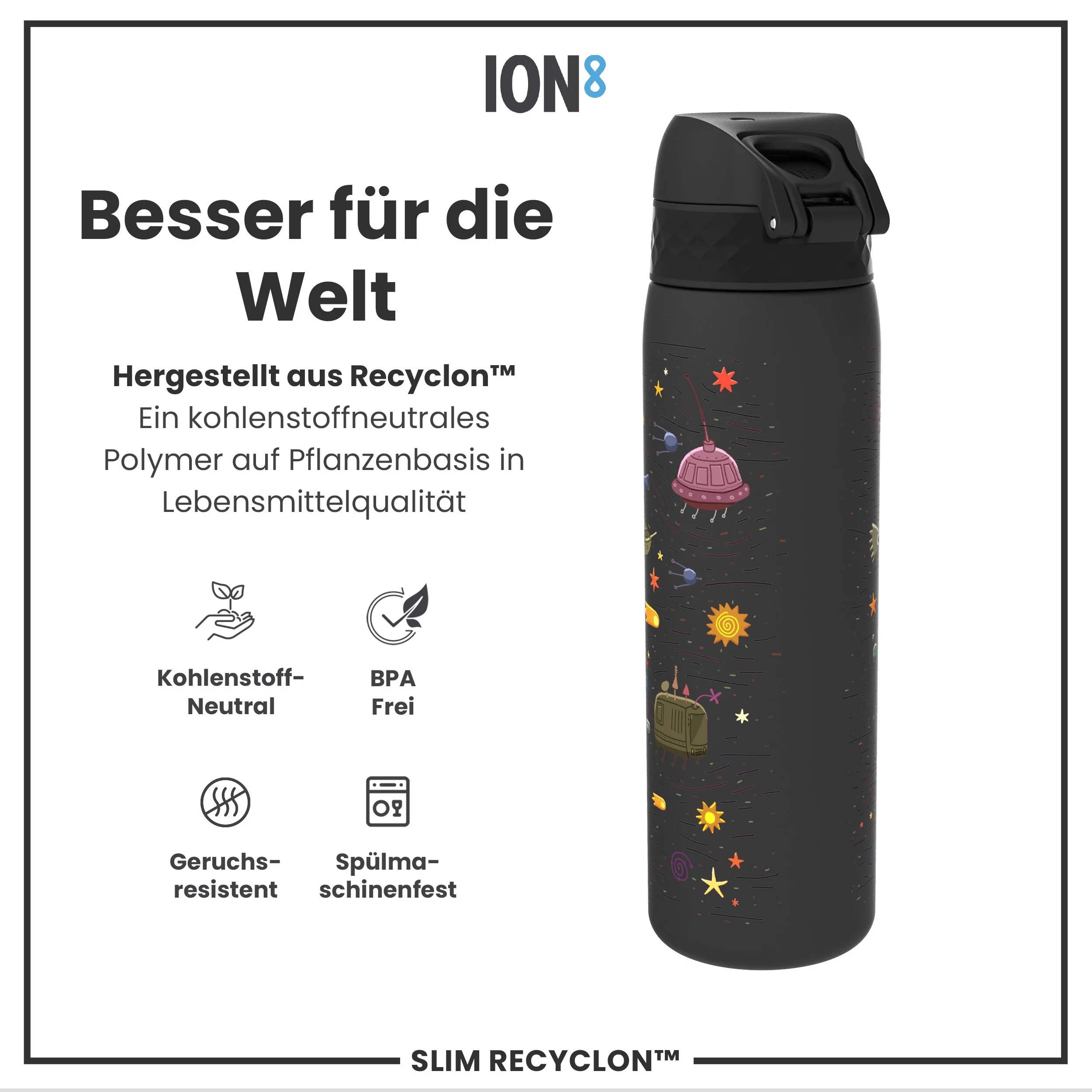 Recyclon Trinkflasche, Raumschiffe, 500 ml - Image 5
