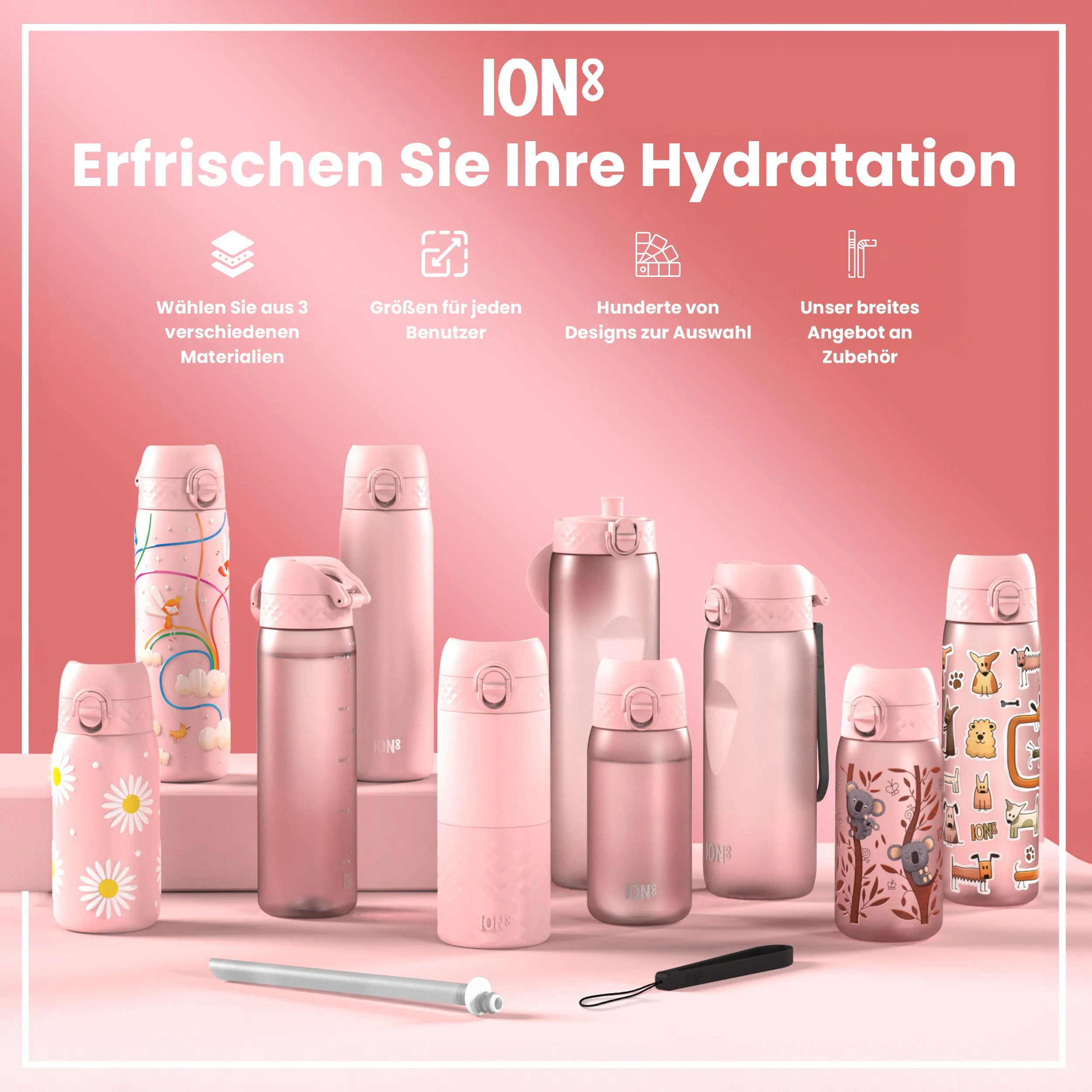 Recyclon Trinkflasche, Einhörner, 500 ml - Image 7