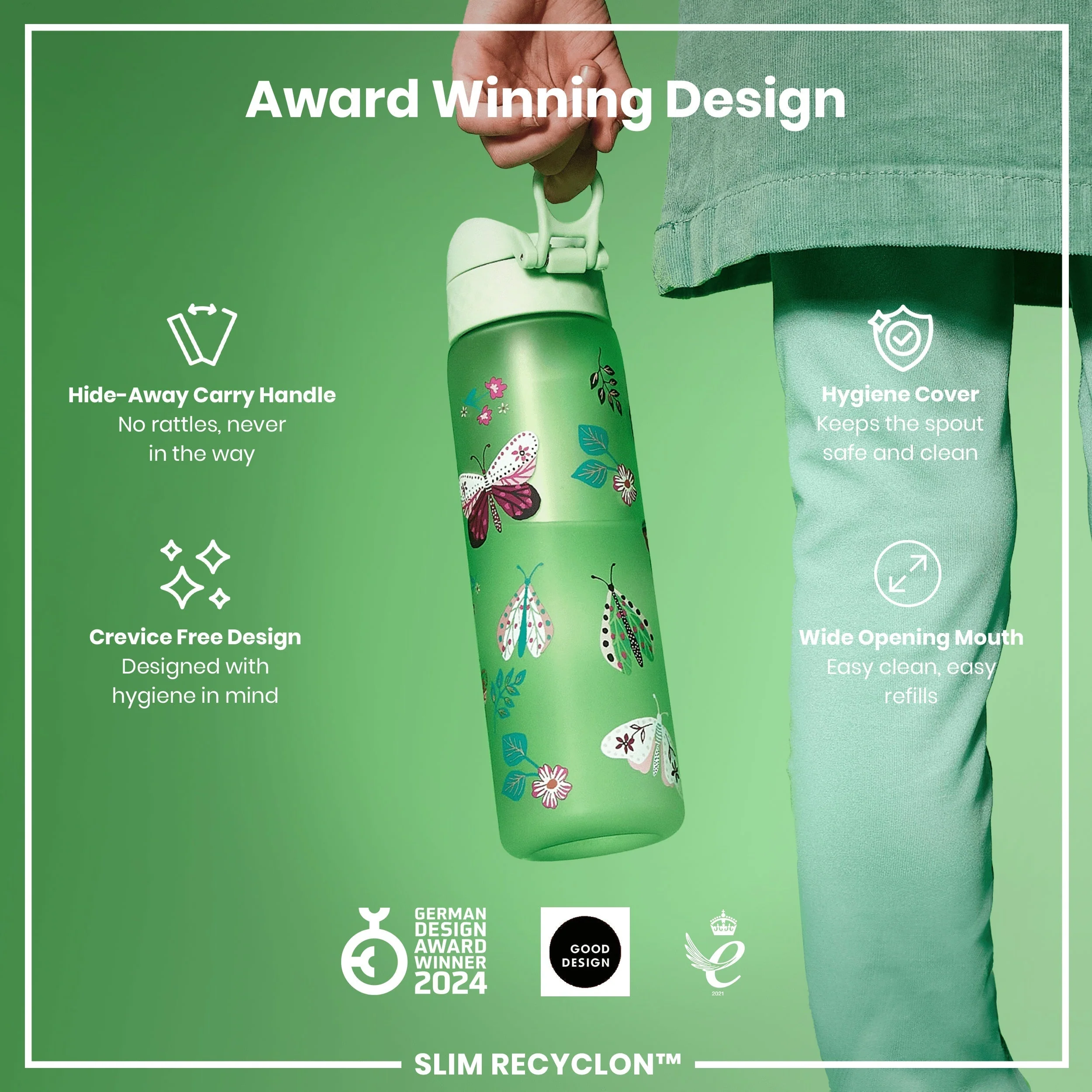 Recyclon Trinkflasche, Wilder Schmetterling, 500 ml - Image 6