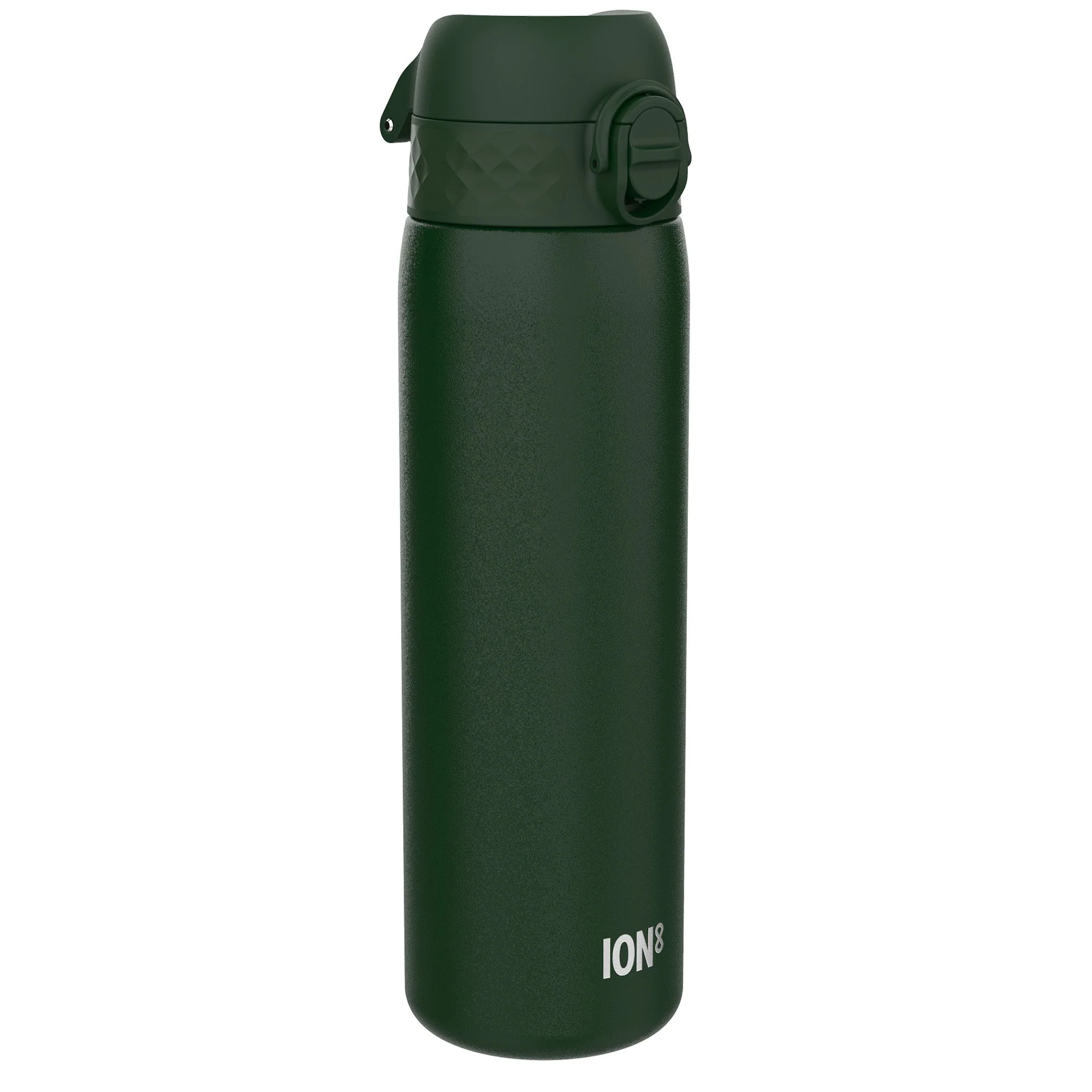 Leichte Edelstahl-Trinkflasche, Dunkelgrün, 600 ml