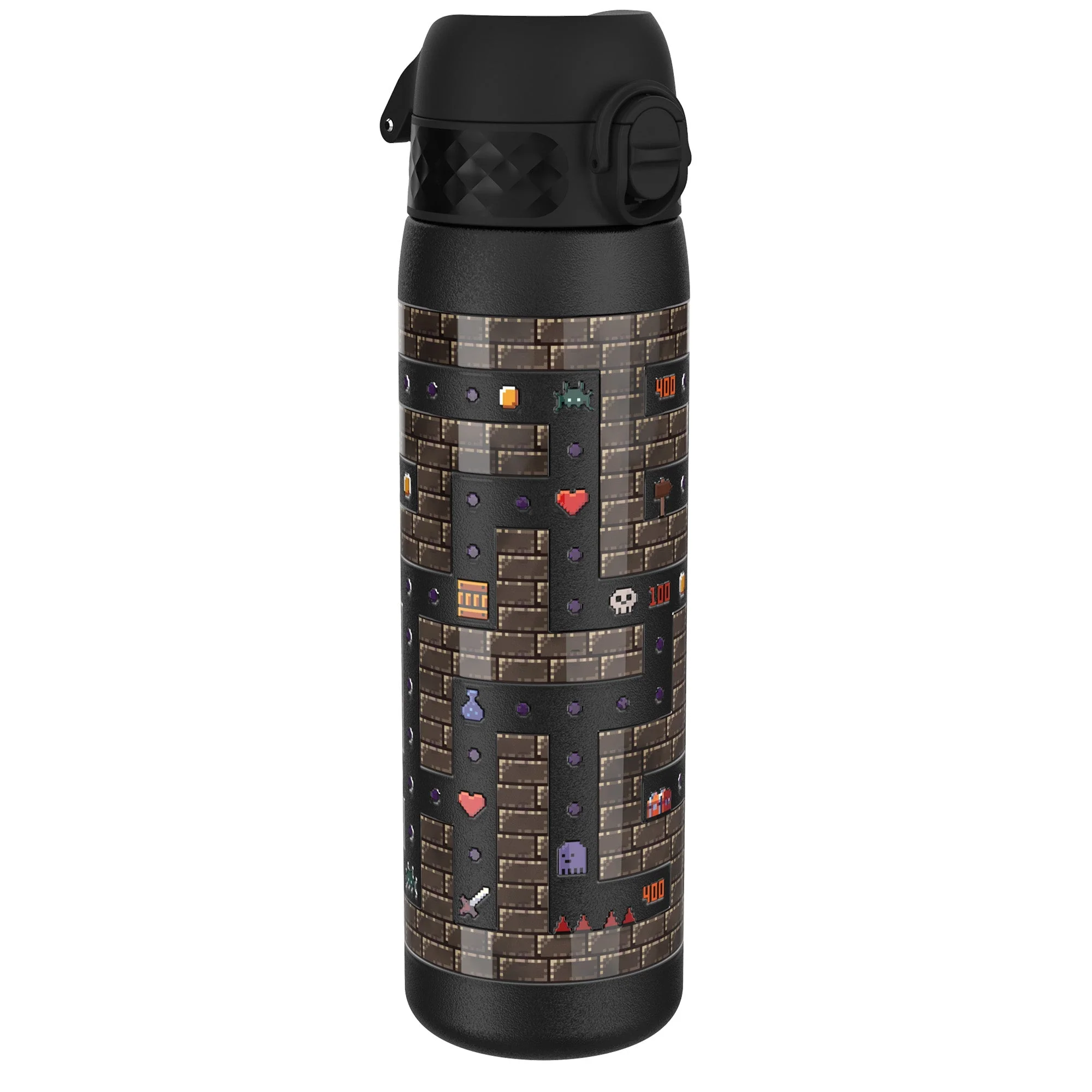 Leichte Edelstahl-Trinkflasche, Gamer, 600 ml