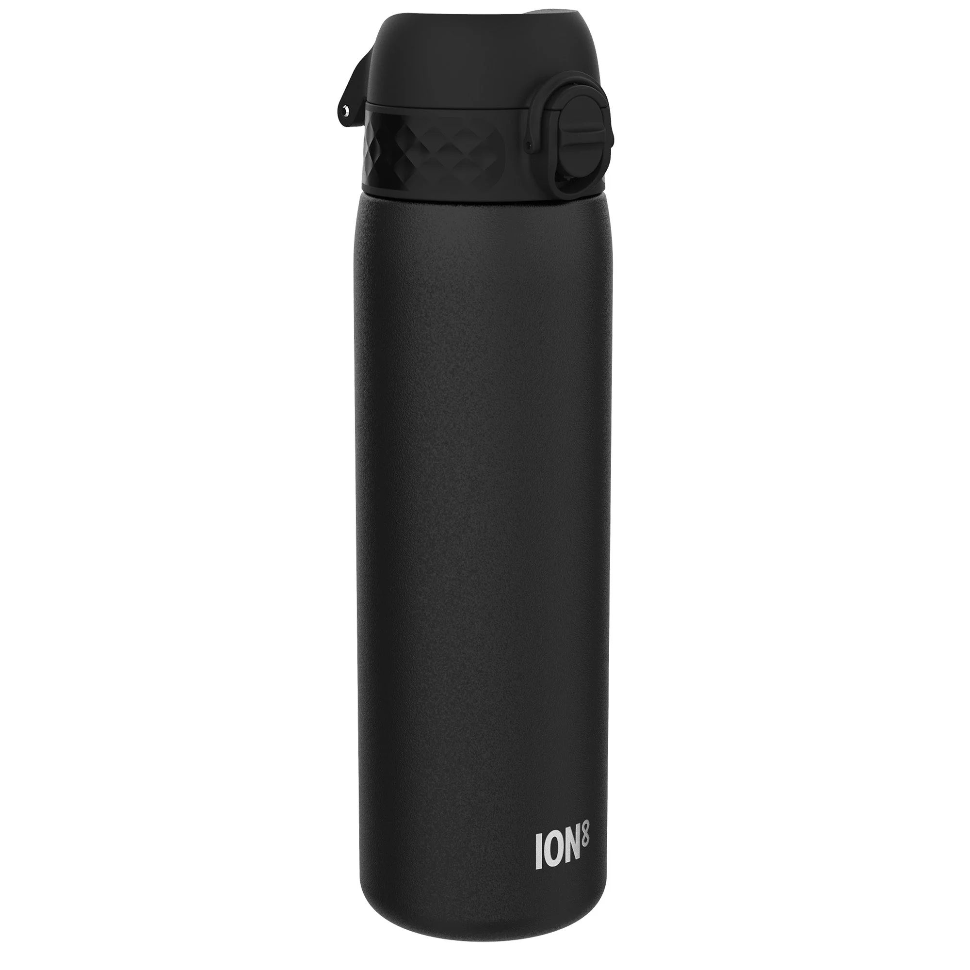 Isolierte Edelstahl-Trinkflasche, Schwarz, 500 ml