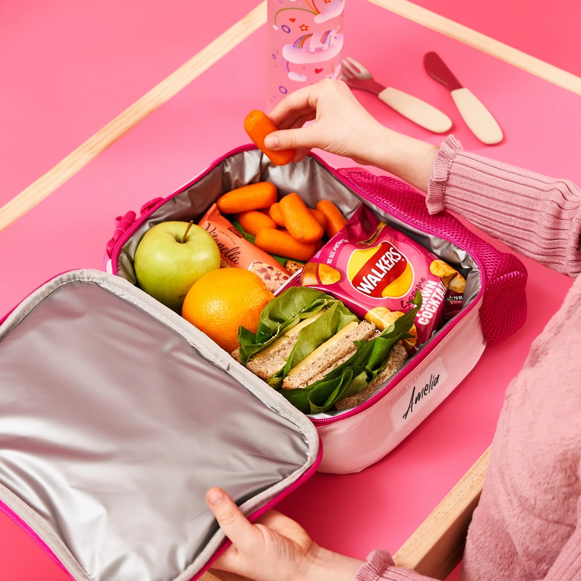 Isolierte Lunchtasche, Einhörner & Regenbögen - Image 4