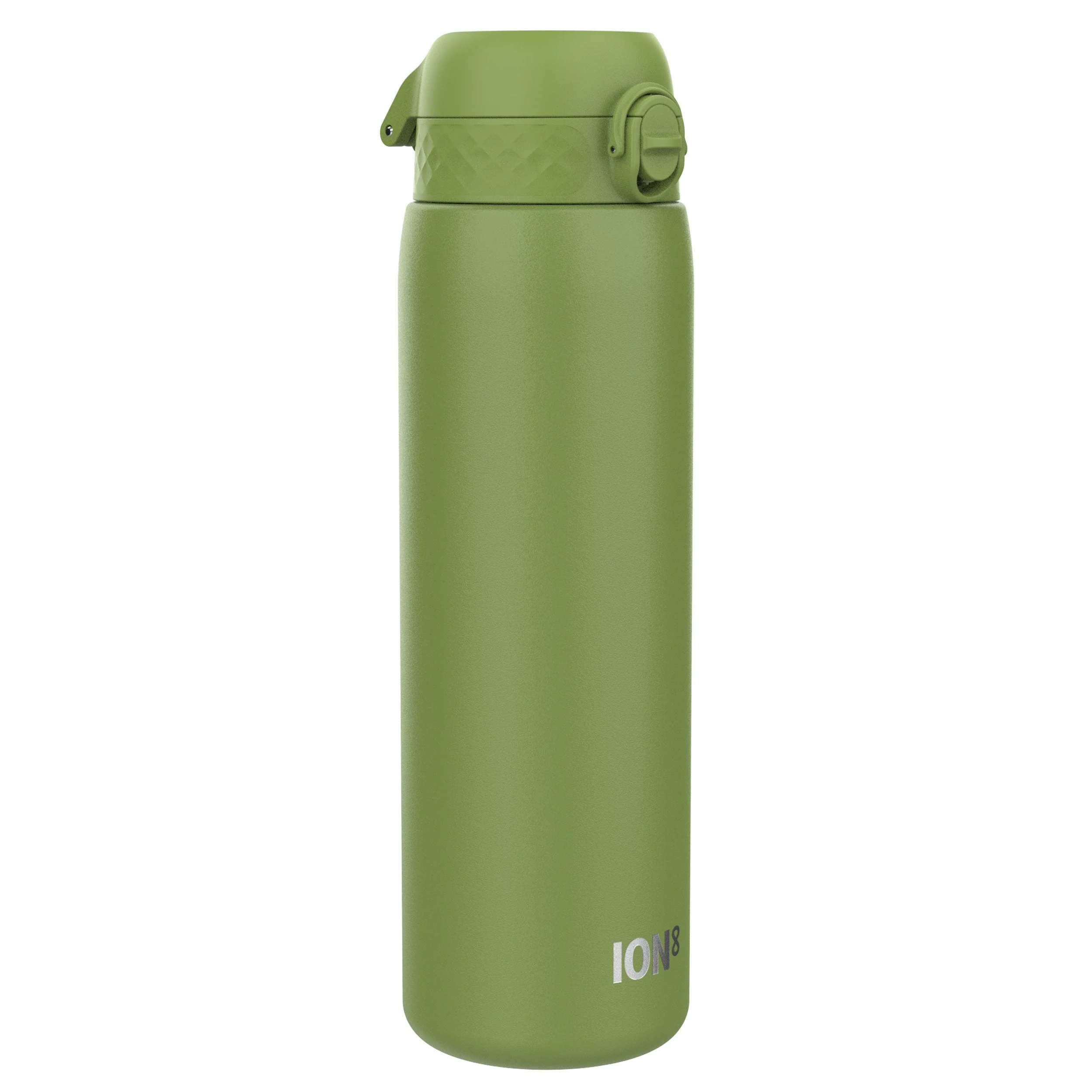 Leichte Edelstahl-Trinkflasche, Khakigrün, 1 L