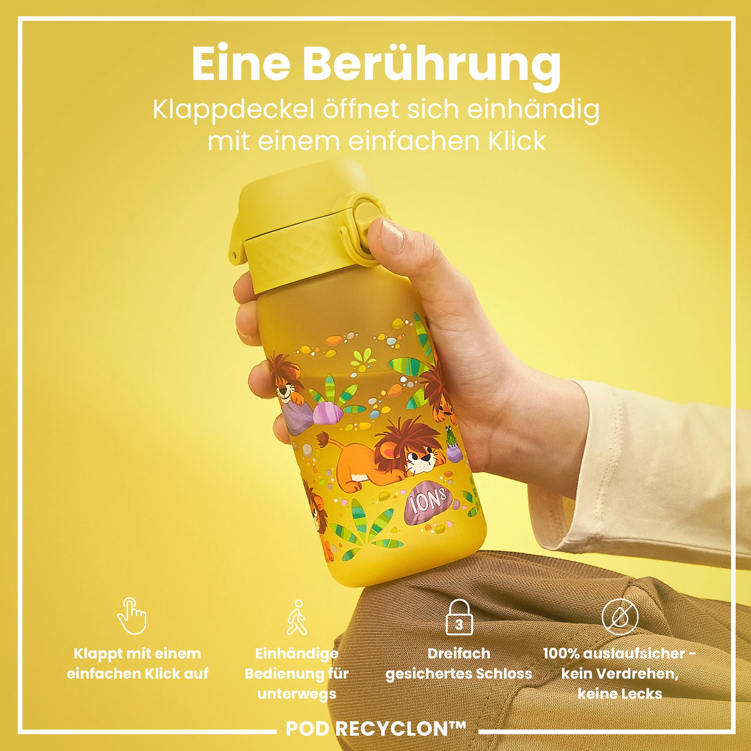 Recyclon Trinkflasche, Lšwenbabys, 350 ml - Image 3