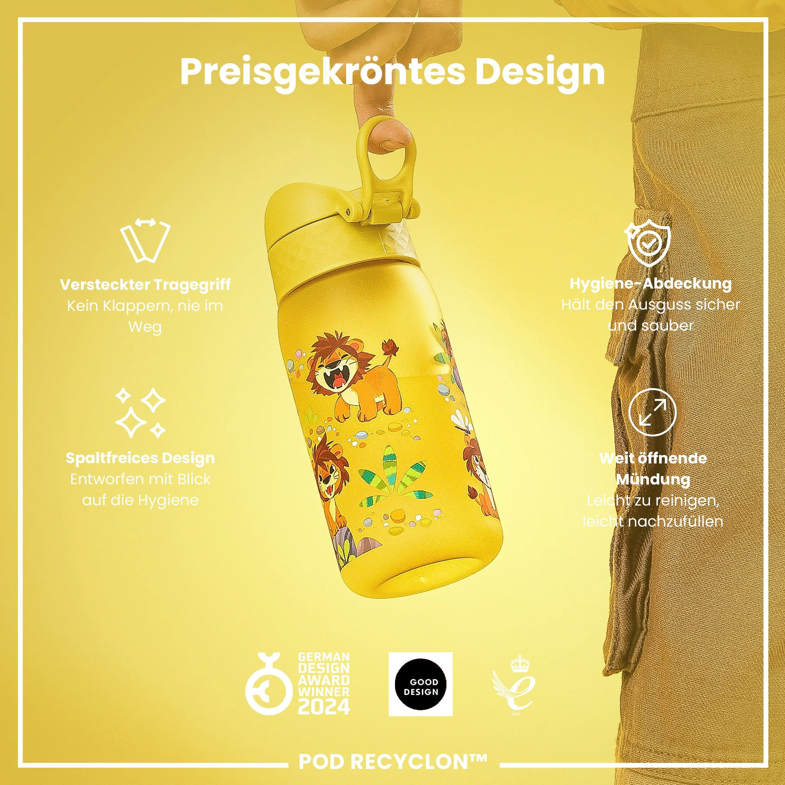 Recyclon Trinkflasche, Lšwenbabys, 350 ml - Image 6