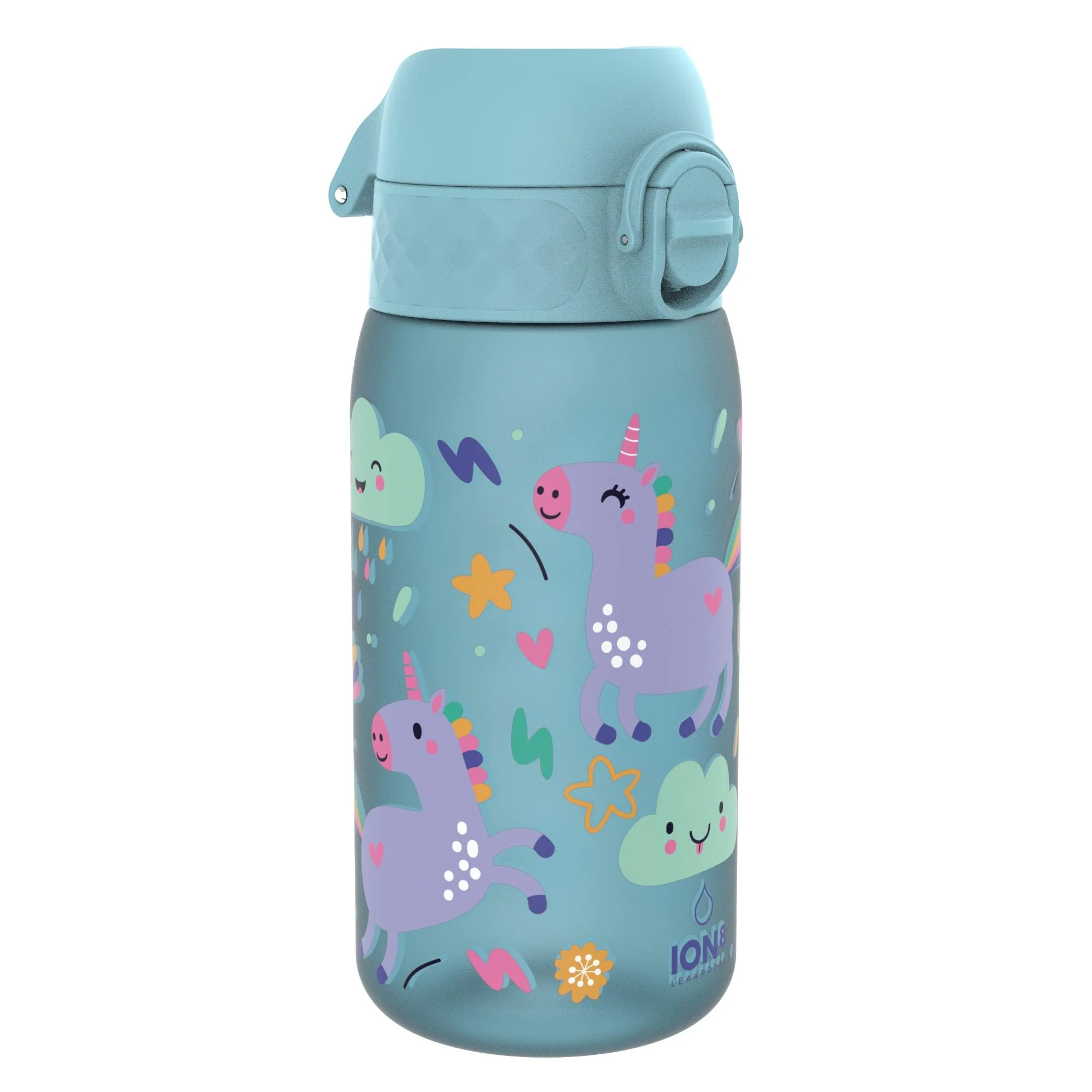 Recyclon Trinkflasche, Blaue Einhorn, 350 ml
