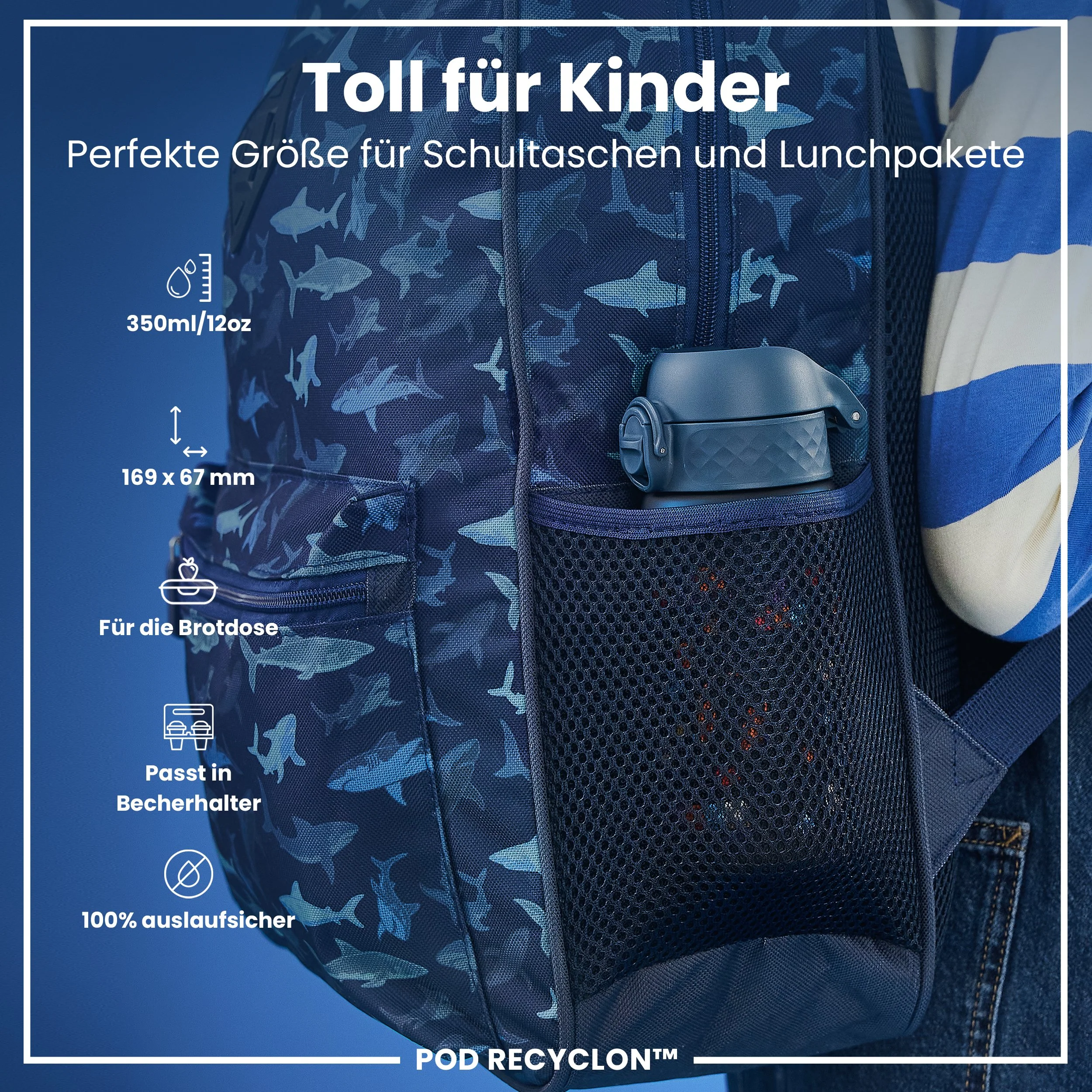 Recyclon Trinkflasche, Gamer, 350 ml - Image 2