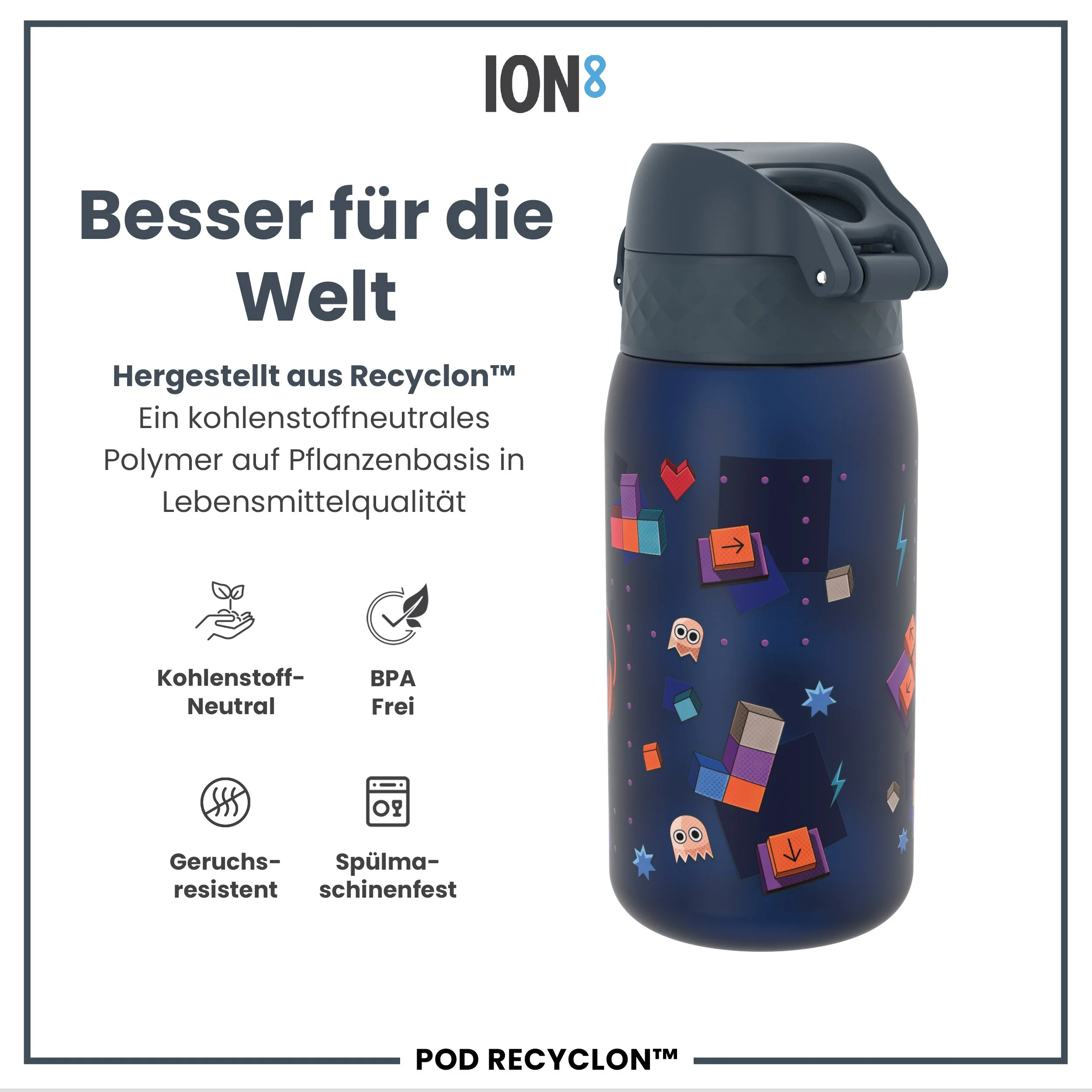 Recyclon Trinkflasche, Gamer, 350 ml - Image 5