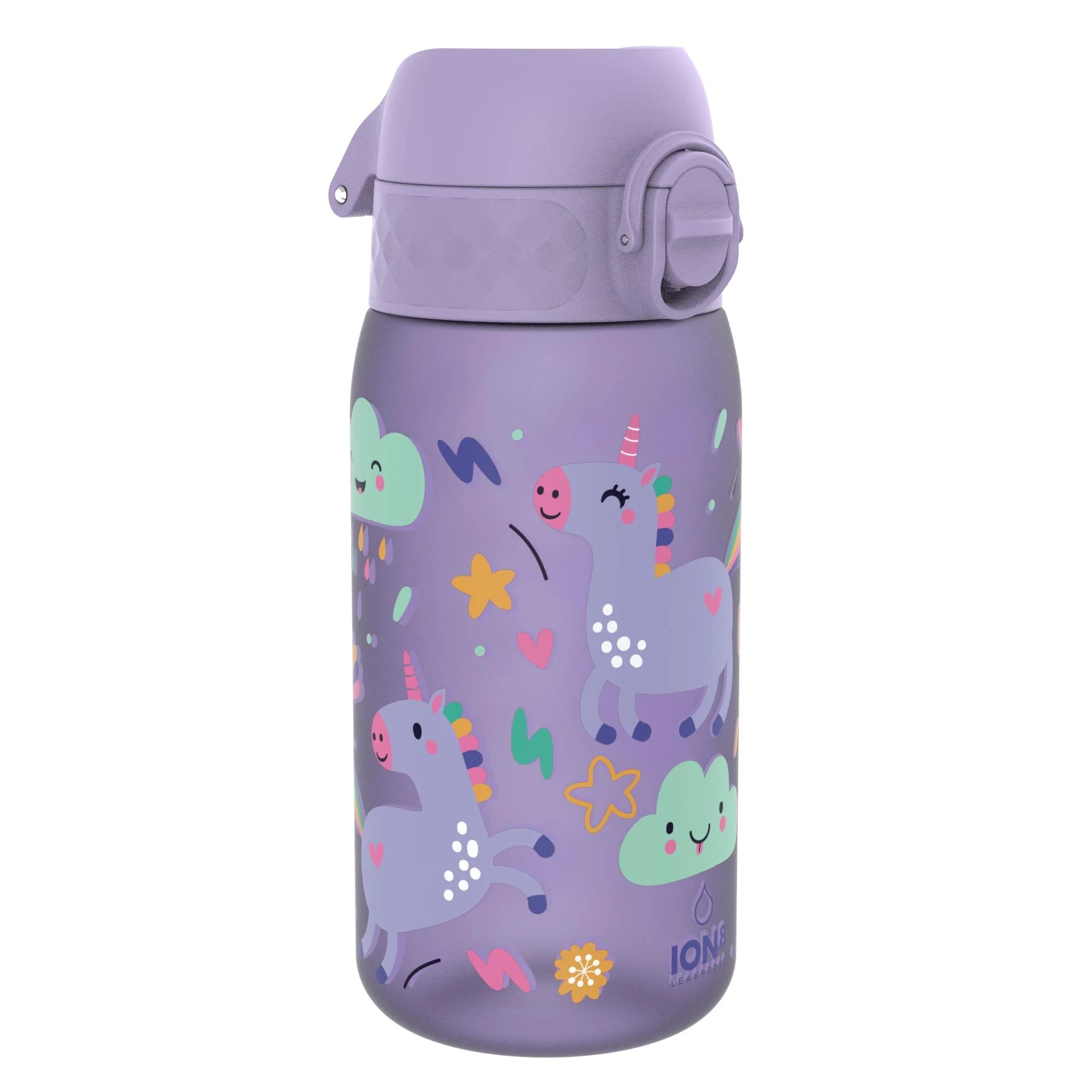 Recyclon Trinkflasche, Lila Einhorn, 350 ml