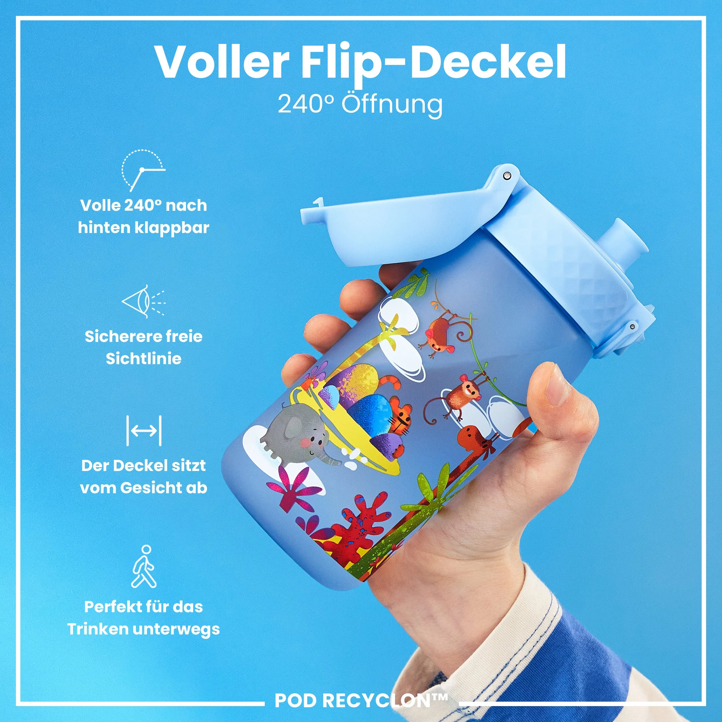 Recyclon Trinkflasche, Safari, 350 ml - Image 4