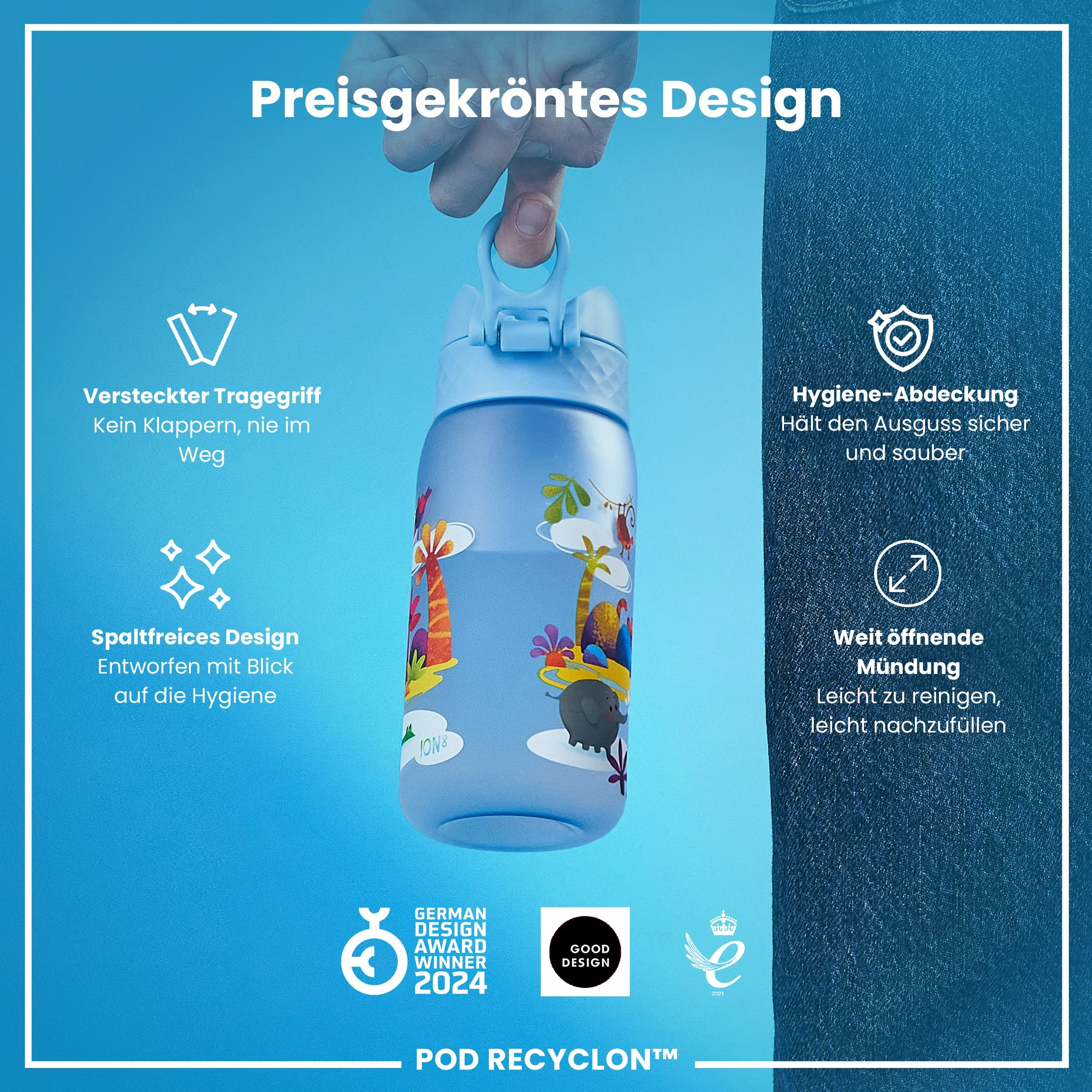 Recyclon Trinkflasche, Safari, 350 ml - Image 6
