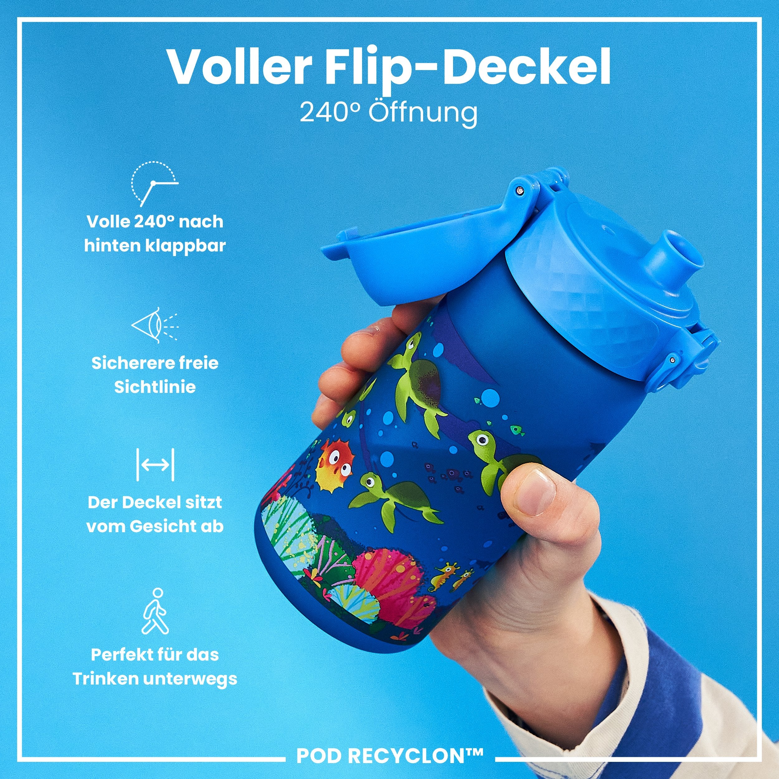 Recyclon Trinkflasche, Meeresschildkröte, 350 ml - Image 4
