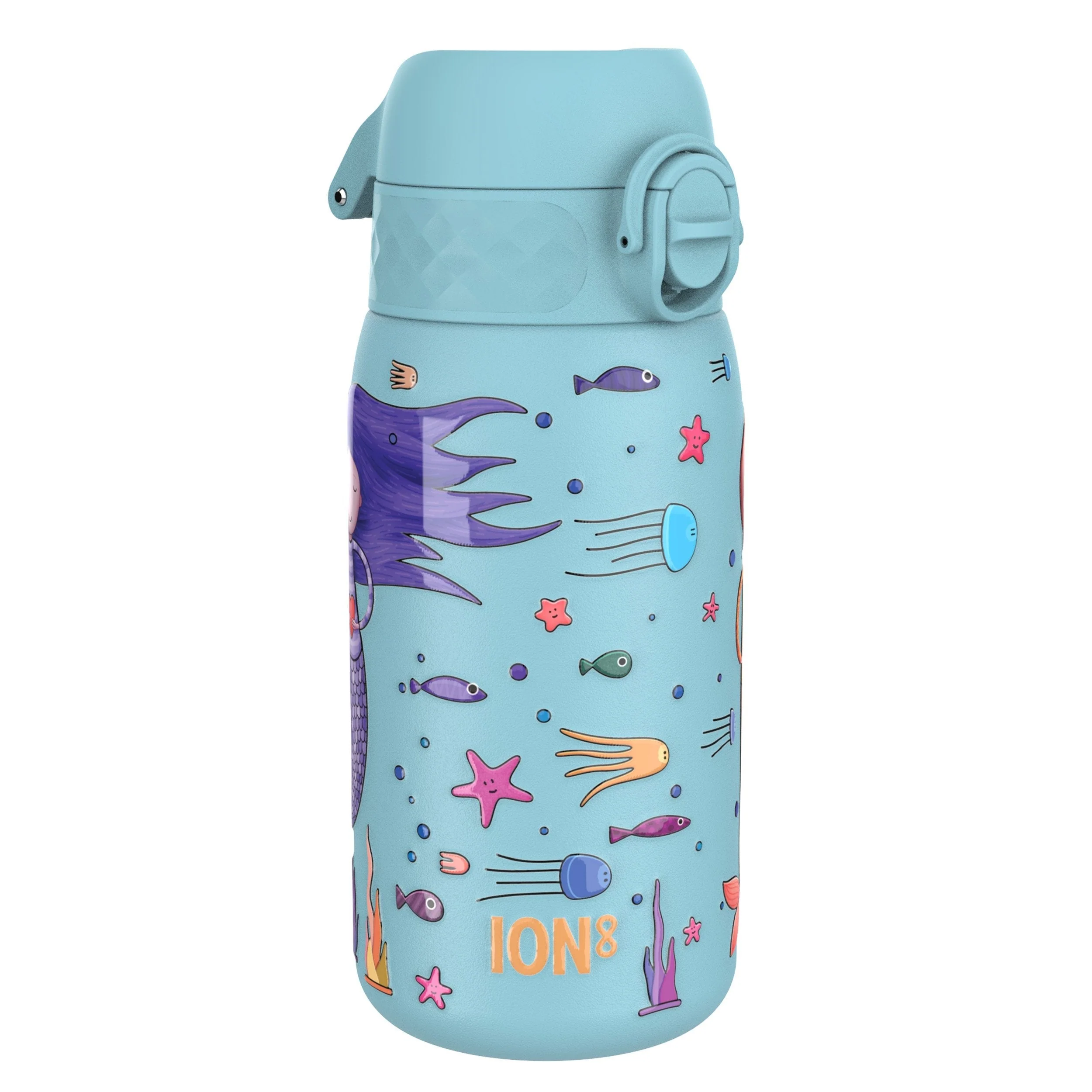 Leichte Edelstahl-Trinkflasche, Meerjungfrauen, 400 ml