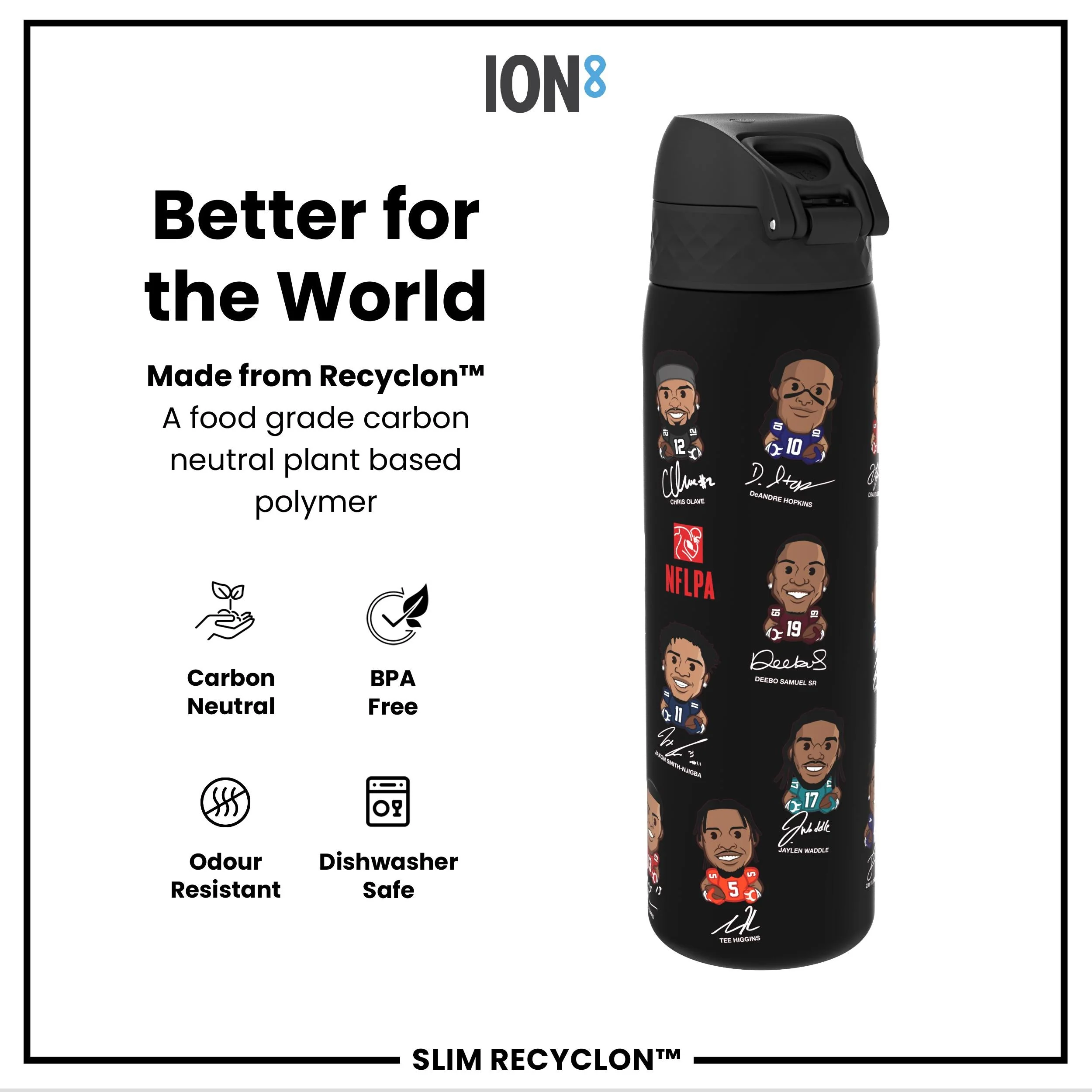 NFLPA x ION8, Recyclon, Wide Receiver, 500 ml - Image 5