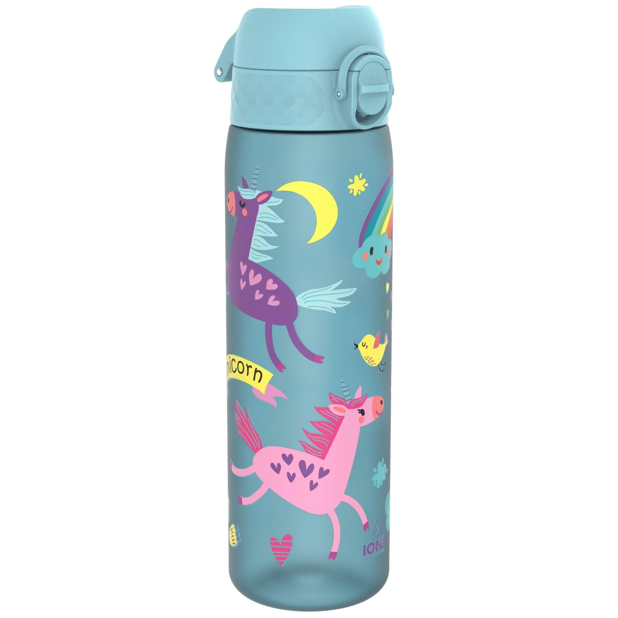 Recyclon Trinkflasche, Blaue Einhörner, 500 ml