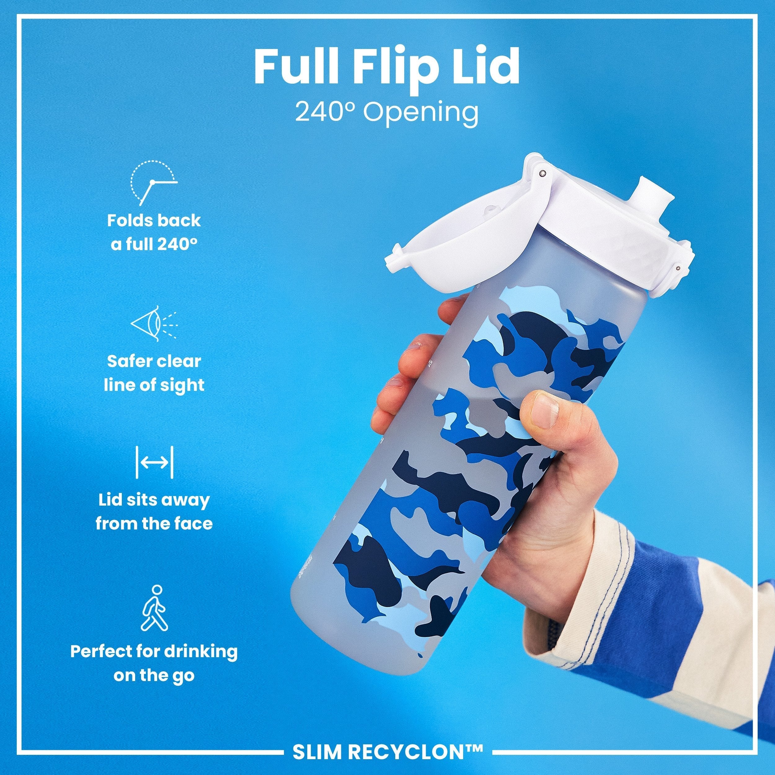 Recyclon Trinkflasche, Tarnmuster, 500 ml - Image 4