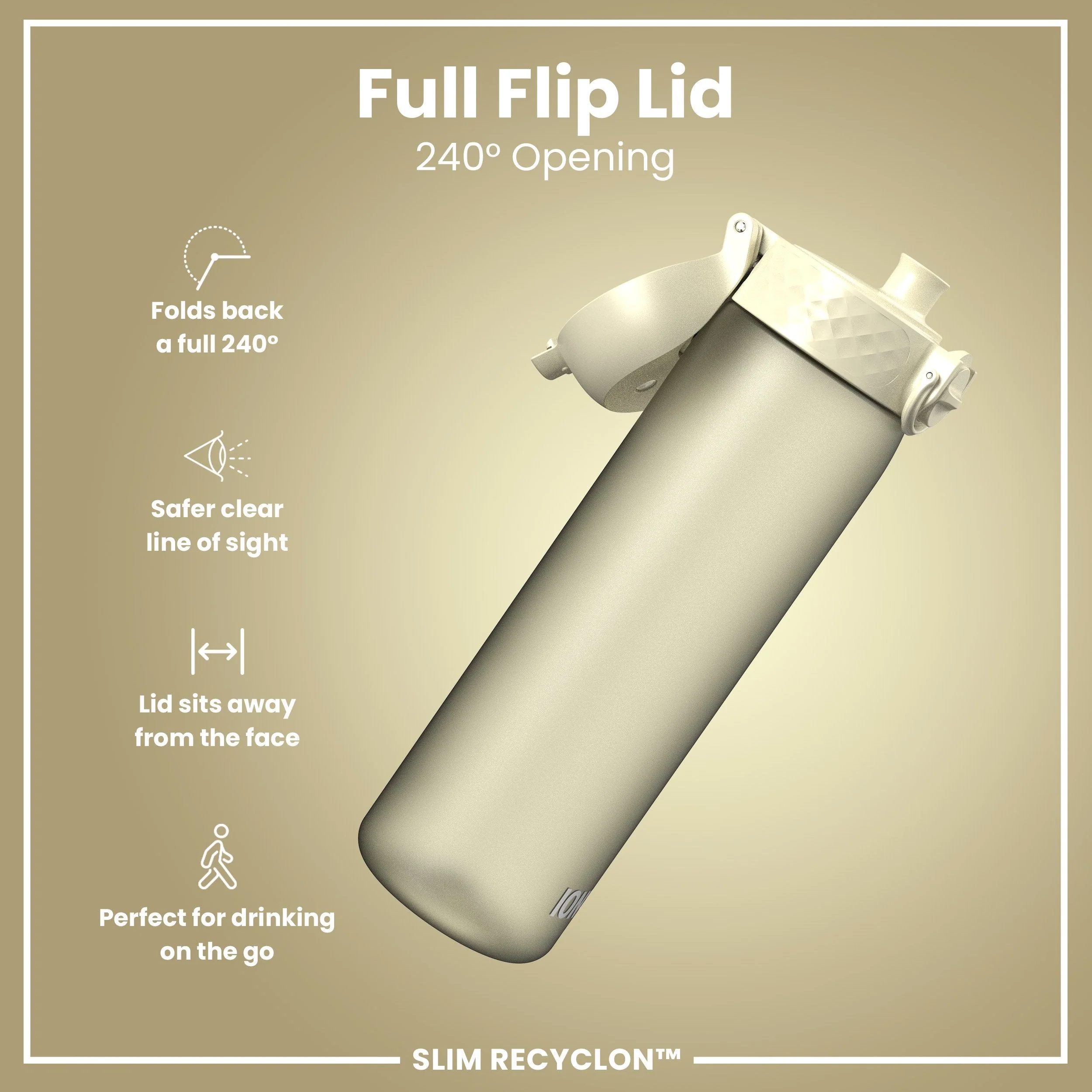 Recyclon Trinkflasche, Cremewei§, 500 ml - Image 4