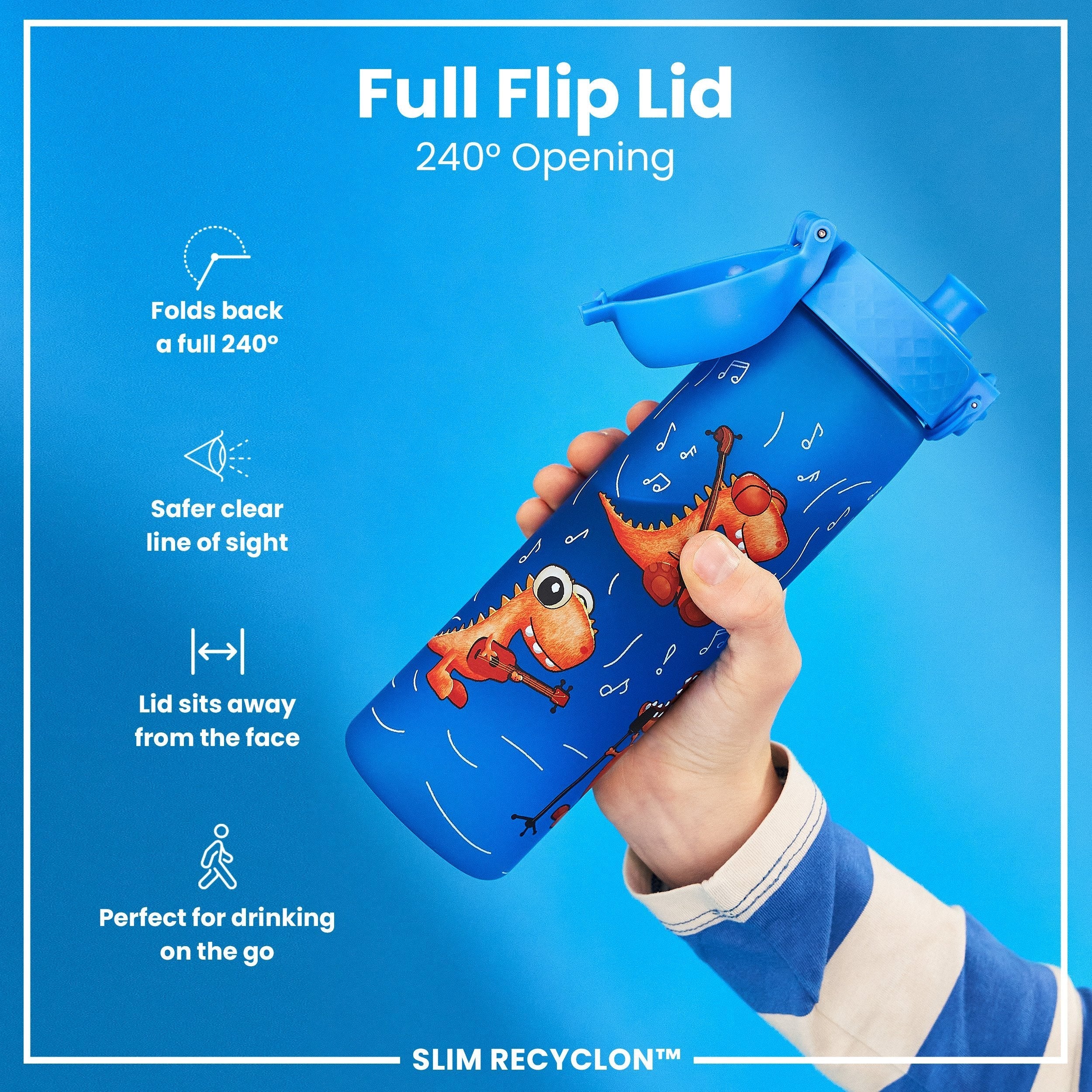 Recyclon Trinkflasche, Dino-Band, 500 ml - Image 4