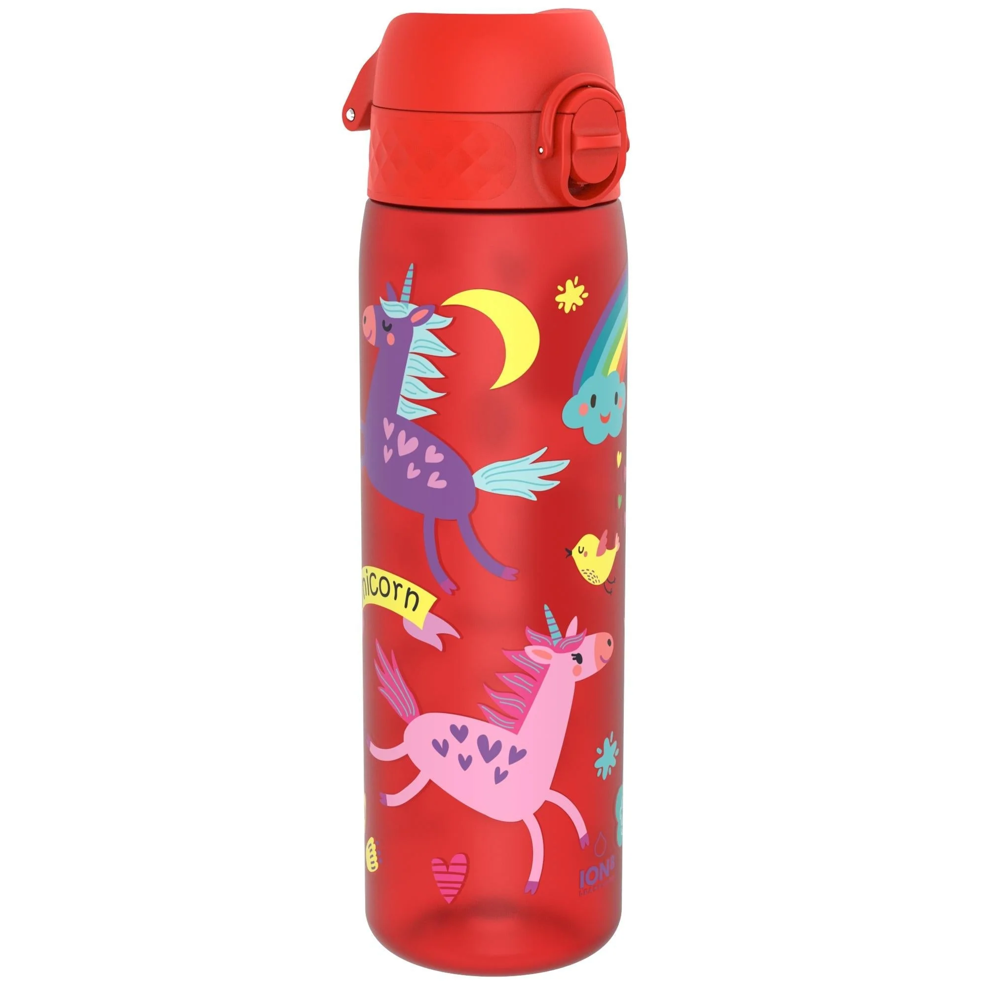 Recyclon Trinkflasche, Rote Einhörner, 500 ml