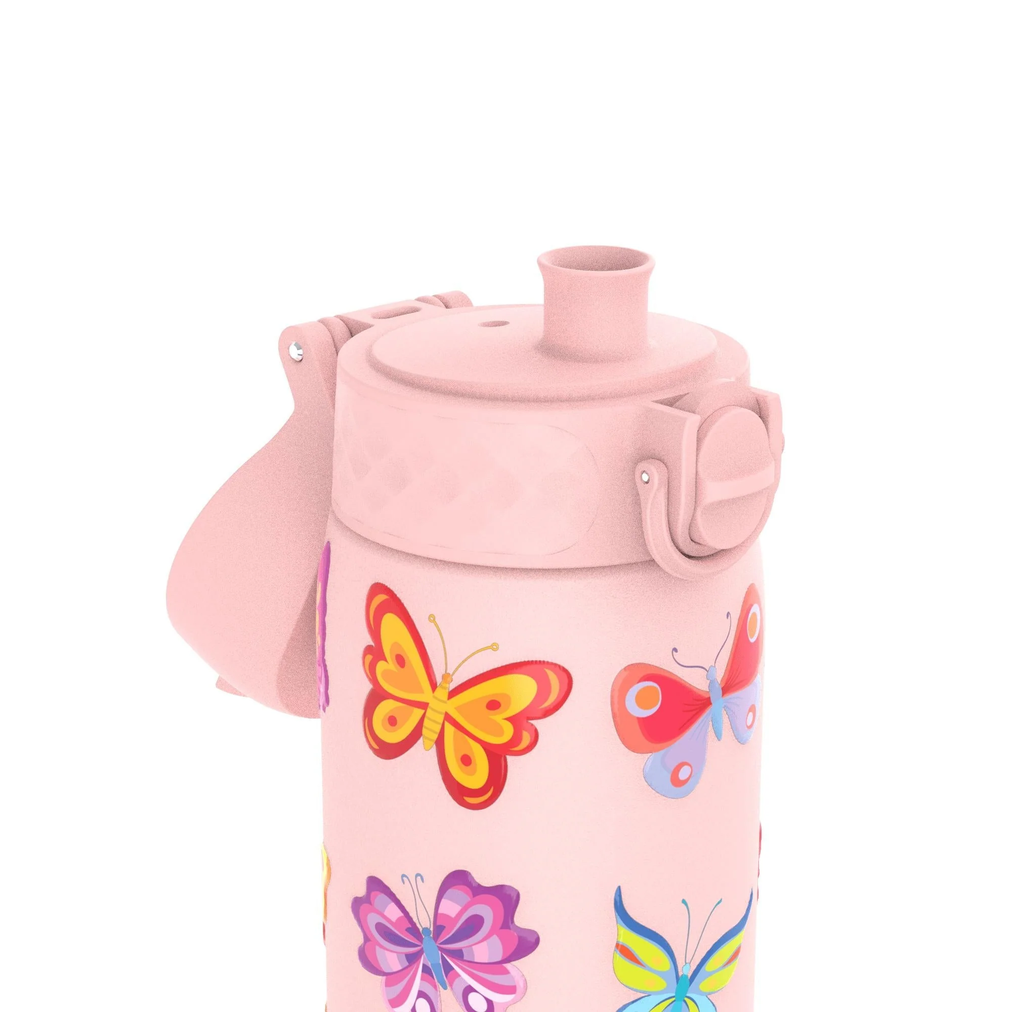 Leichte Edelstahl-Trinkflasche, mit Schmetterlings-Design, 600 ml - Image 3