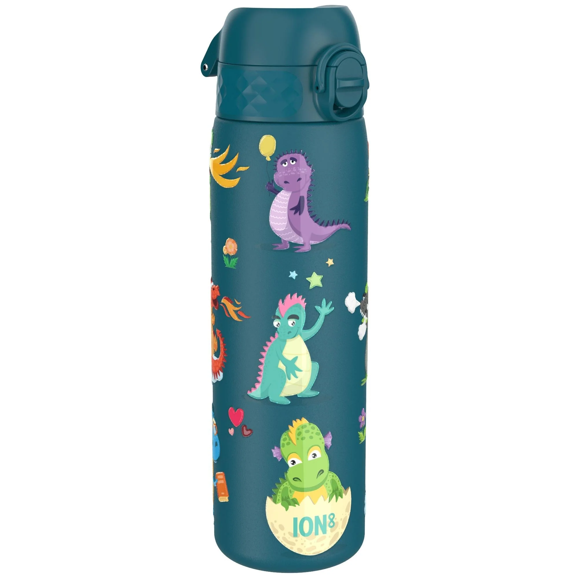 Leichte Edelstahl-Trinkflasche, mit Drachen-Design, 600 ml