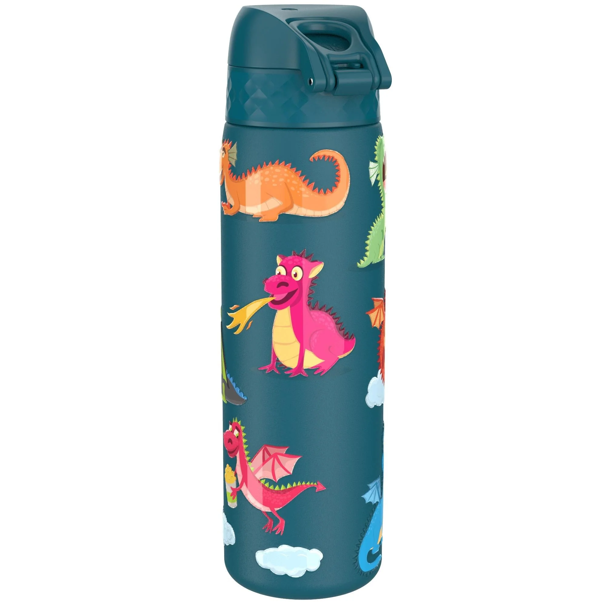 Leichte Edelstahl-Trinkflasche, mit Drachen-Design, 600 ml - Image 2