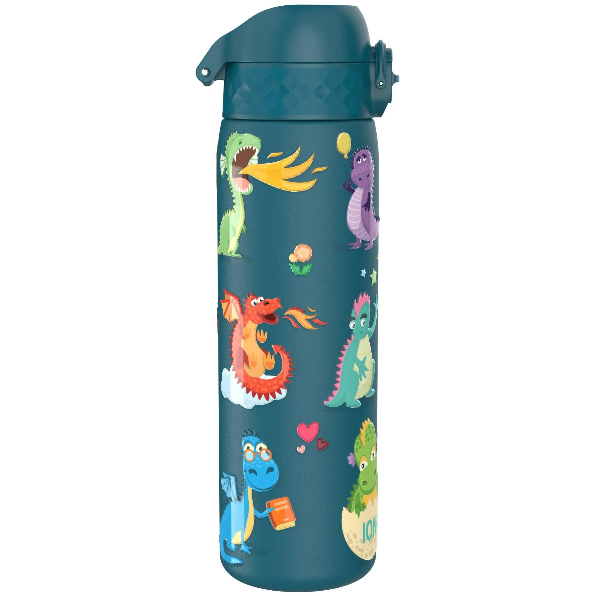 Leichte Edelstahl-Trinkflasche, mit Drachen-Design, 600 ml - Image 4
