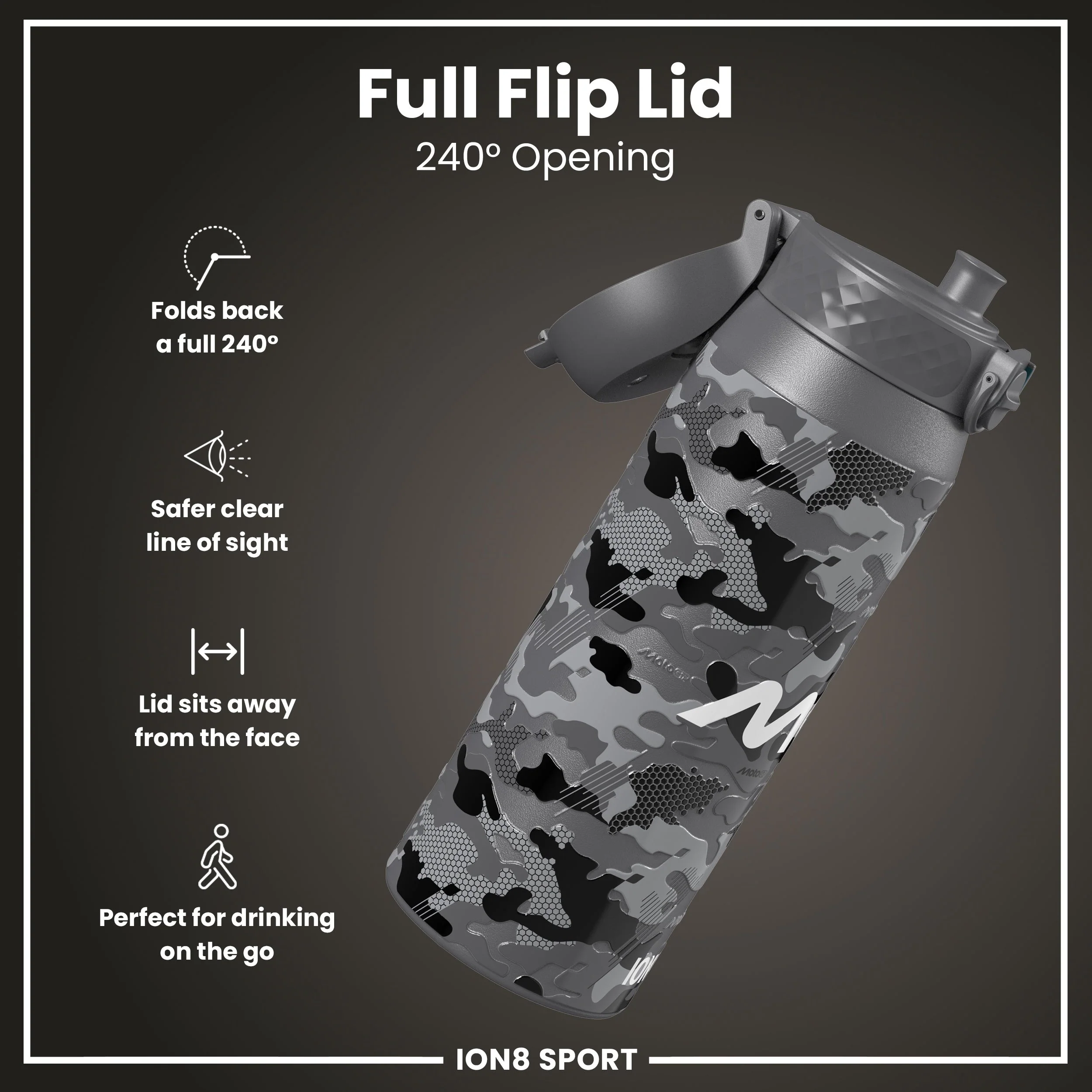 MotoGP x ION8, Isolierte EdelEdelstahl â MotoGP Camouflage, 750 ml - Image 4