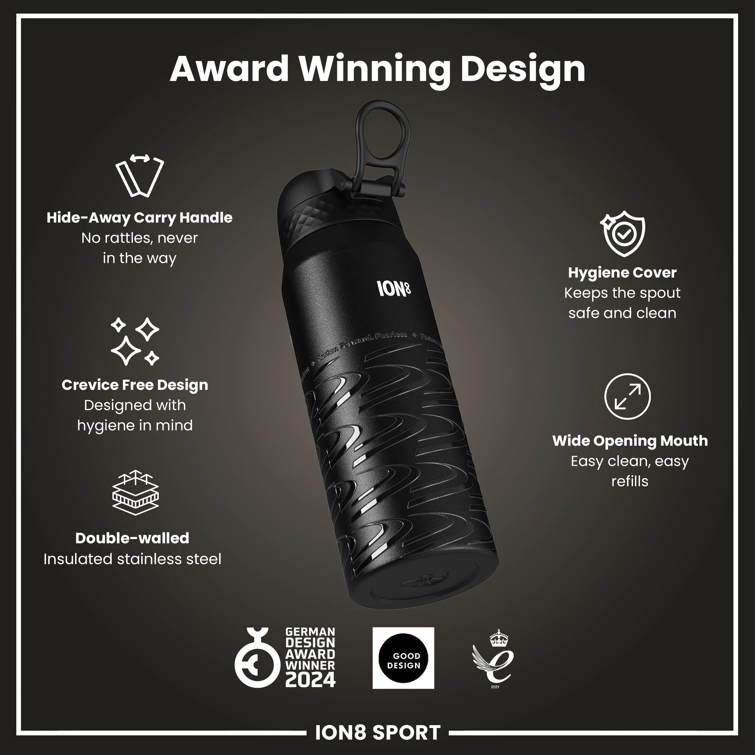 MotoGP x ION8, Isolierte EdelEdelstahl âMotoGP Lean, 750 ml - Image 6
