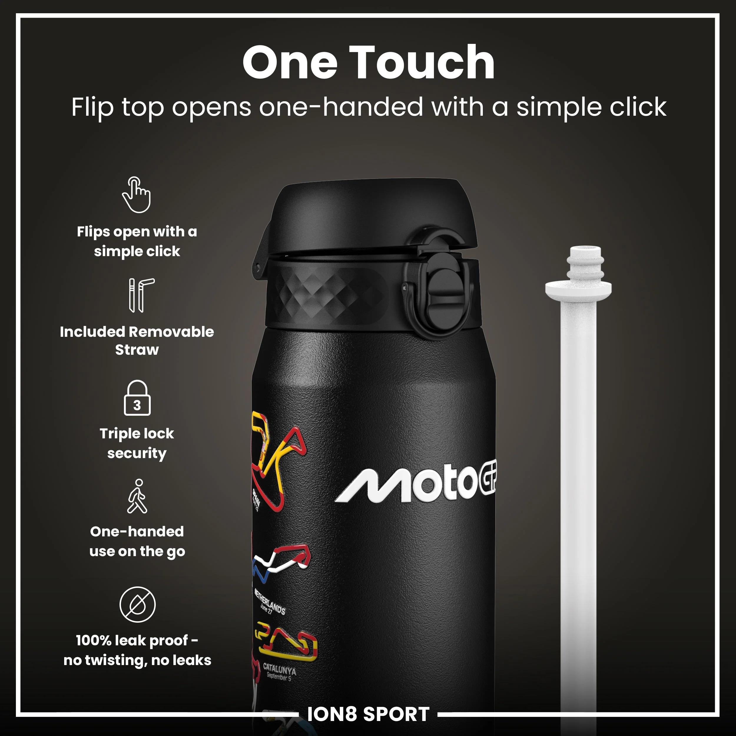 MotoGP x ION8, Isolierte EdelEdelstahl âMotoGP Mix, 750 ml - Image 3