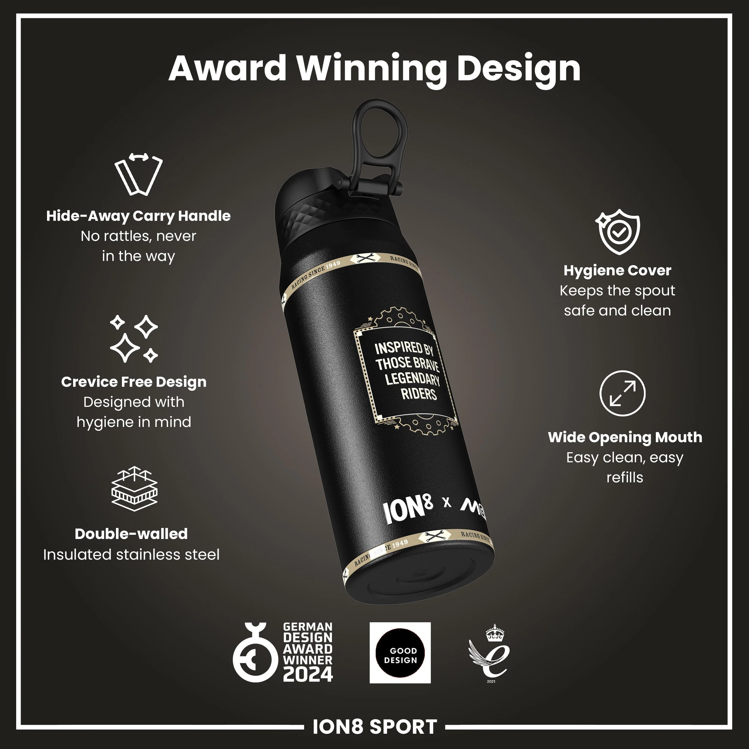 MotoGP x ION8, Isolierte EdelEdelstahl âMotoGP Speed, 750 ml - Image 6