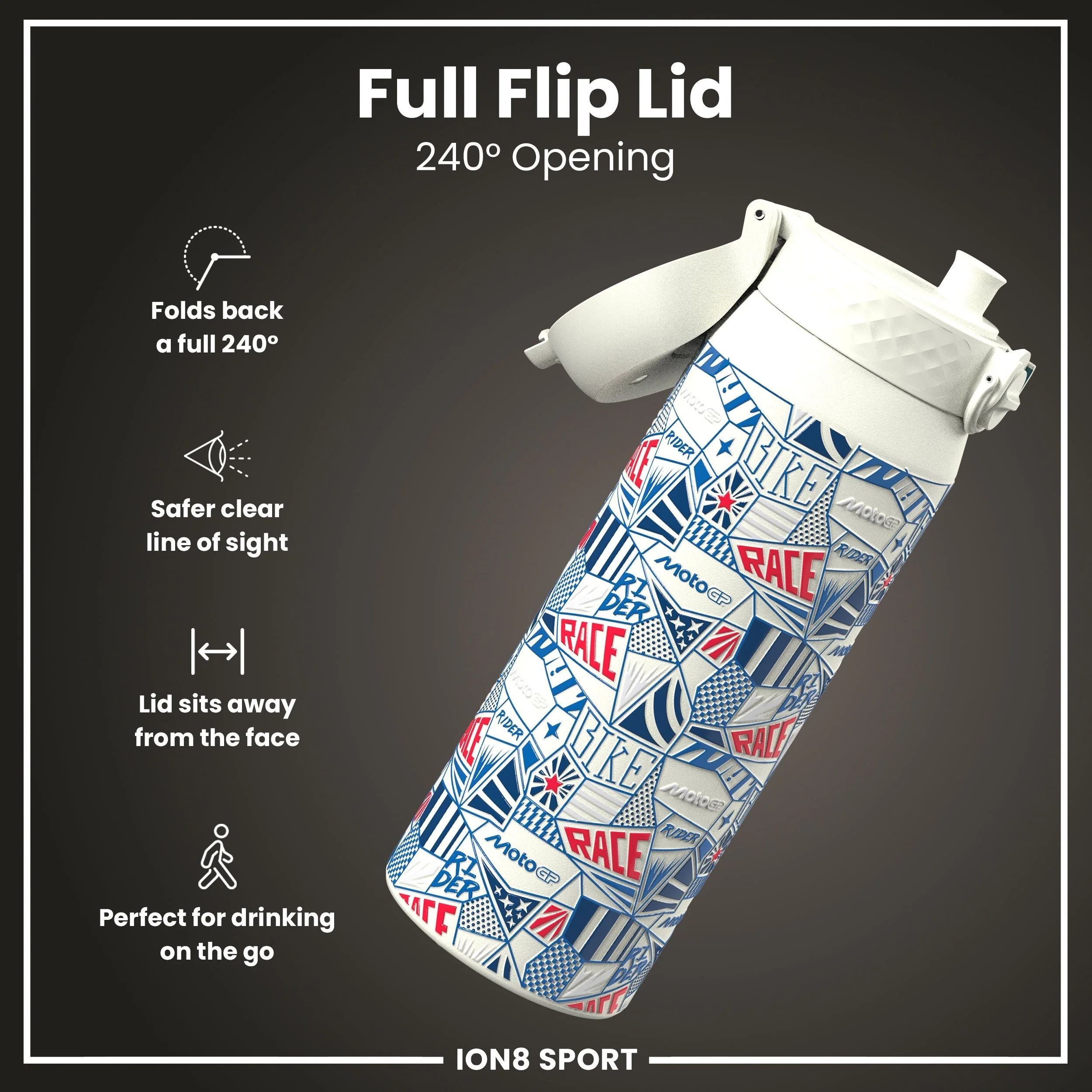 MotoGP x ION8, Isolierte EdelEdelstahl, MotoGP Street, 750 ml - Image 4