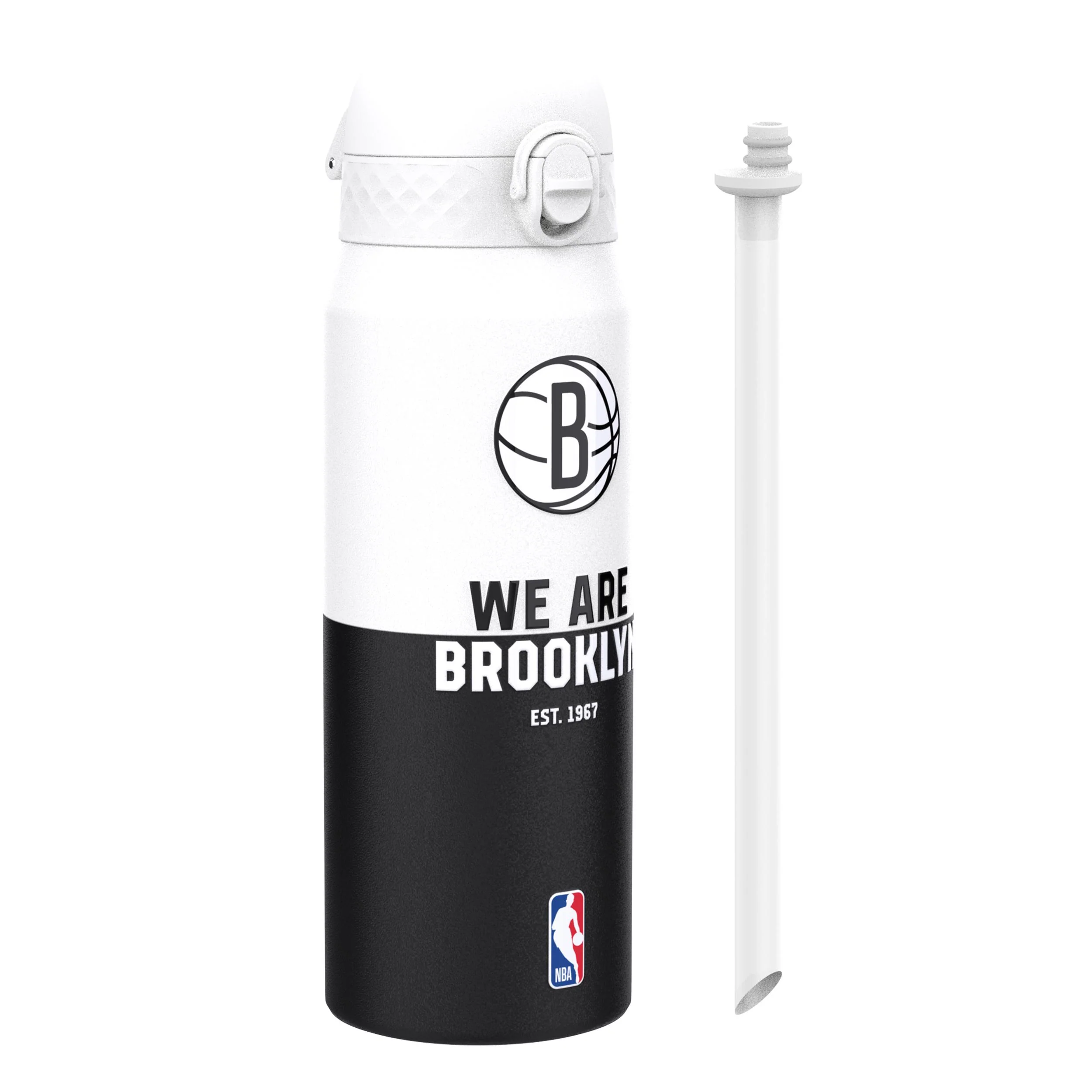 NBA x ION8, Isolierte Edelstahl, Brooklyn Nets, 750 ml