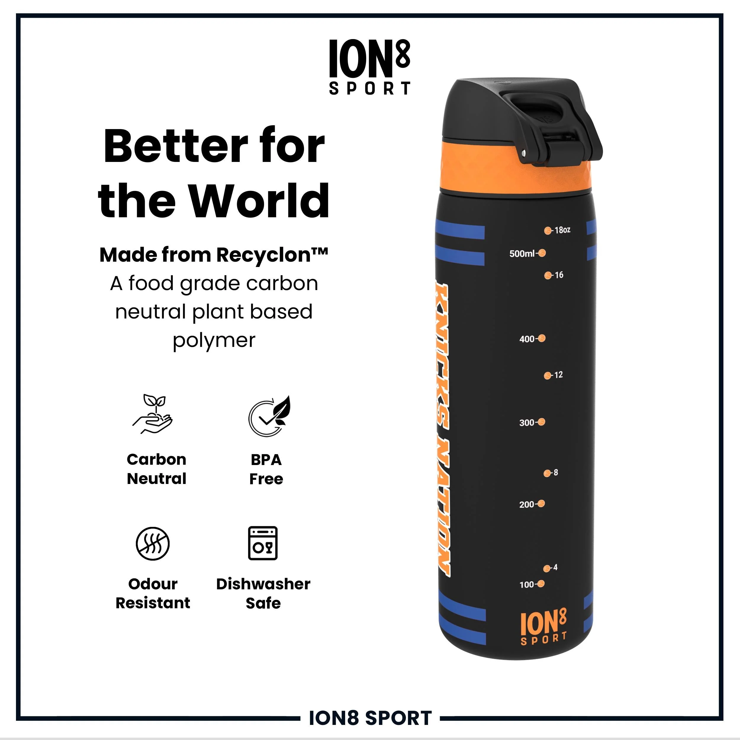 NBA x ION8, Recyclon, NY Knicks, 500 ml - Image 5