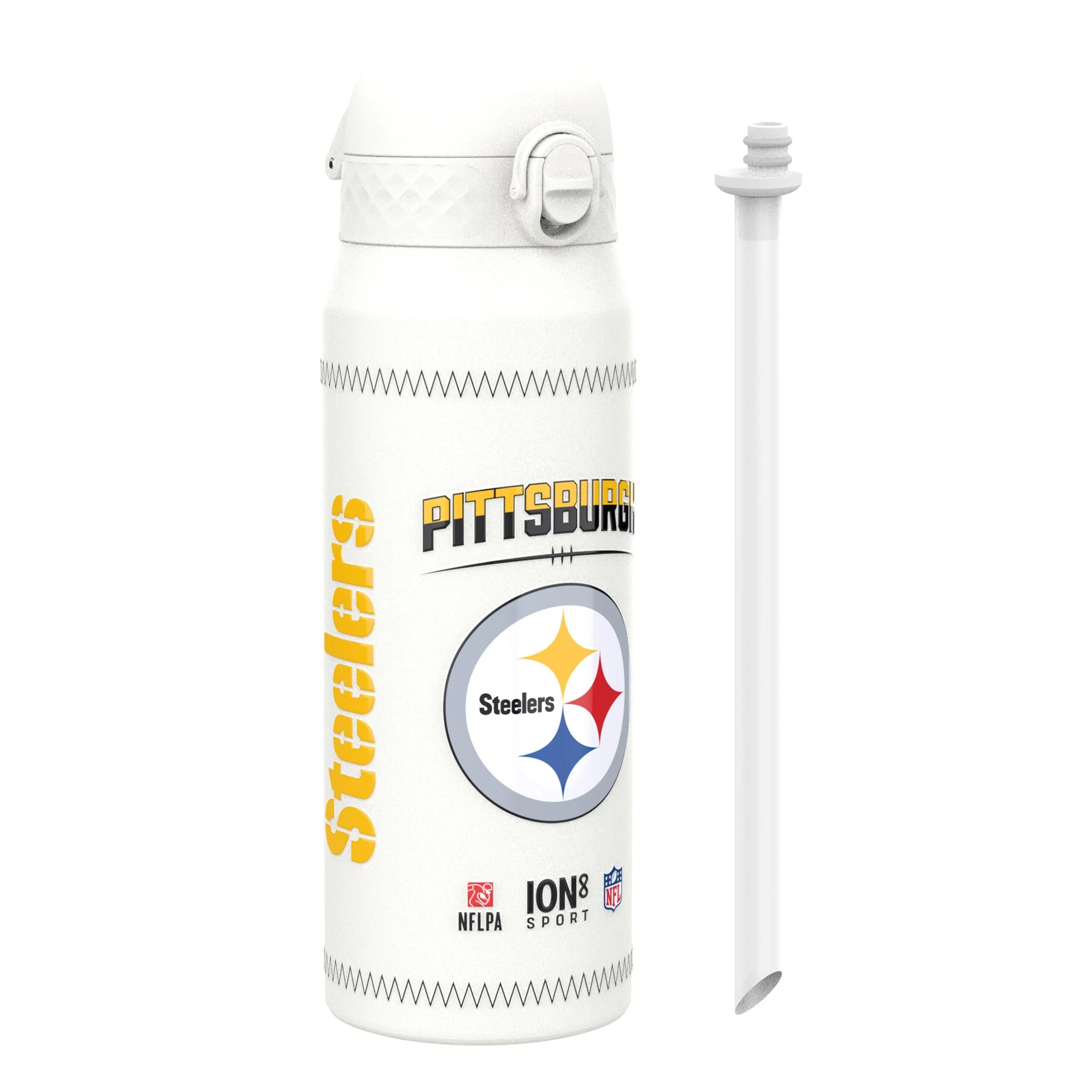 NFL x ION8, Isolierte Edelstahl, GameDay Series, Watt Steelers, 750 ml